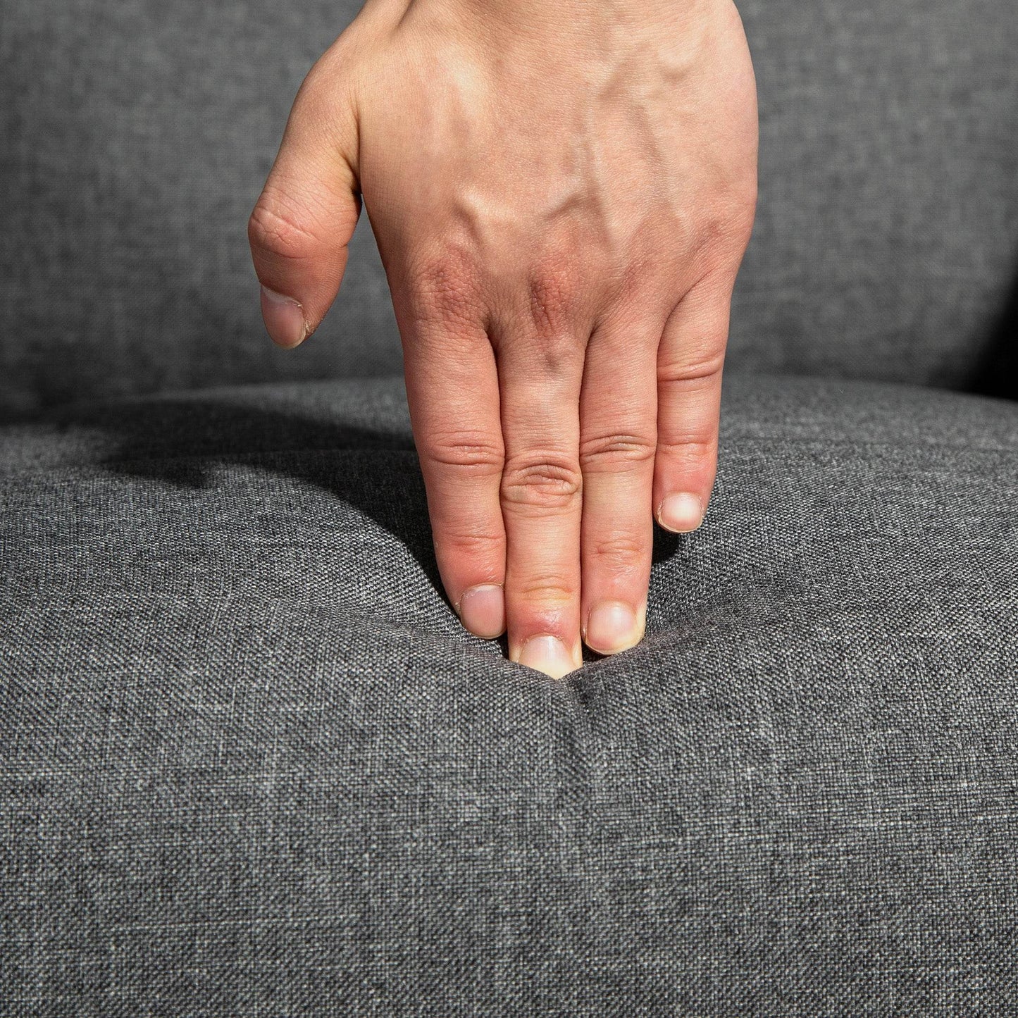 HOMCOM Electric Lift Recliner Armchair for Seniors with Footrest, Padded Fabric and Side Pockets - ALL4U RETAILER LTD