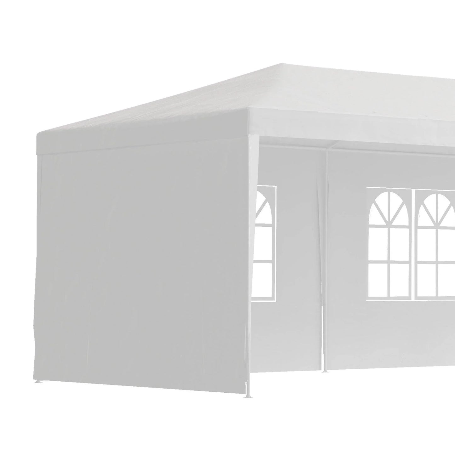 Outsunny 9m x 3m Outdoor Garden Gazebo Wedding Party Tent Canopy Marquee White - ALL4U RETAILER LTD