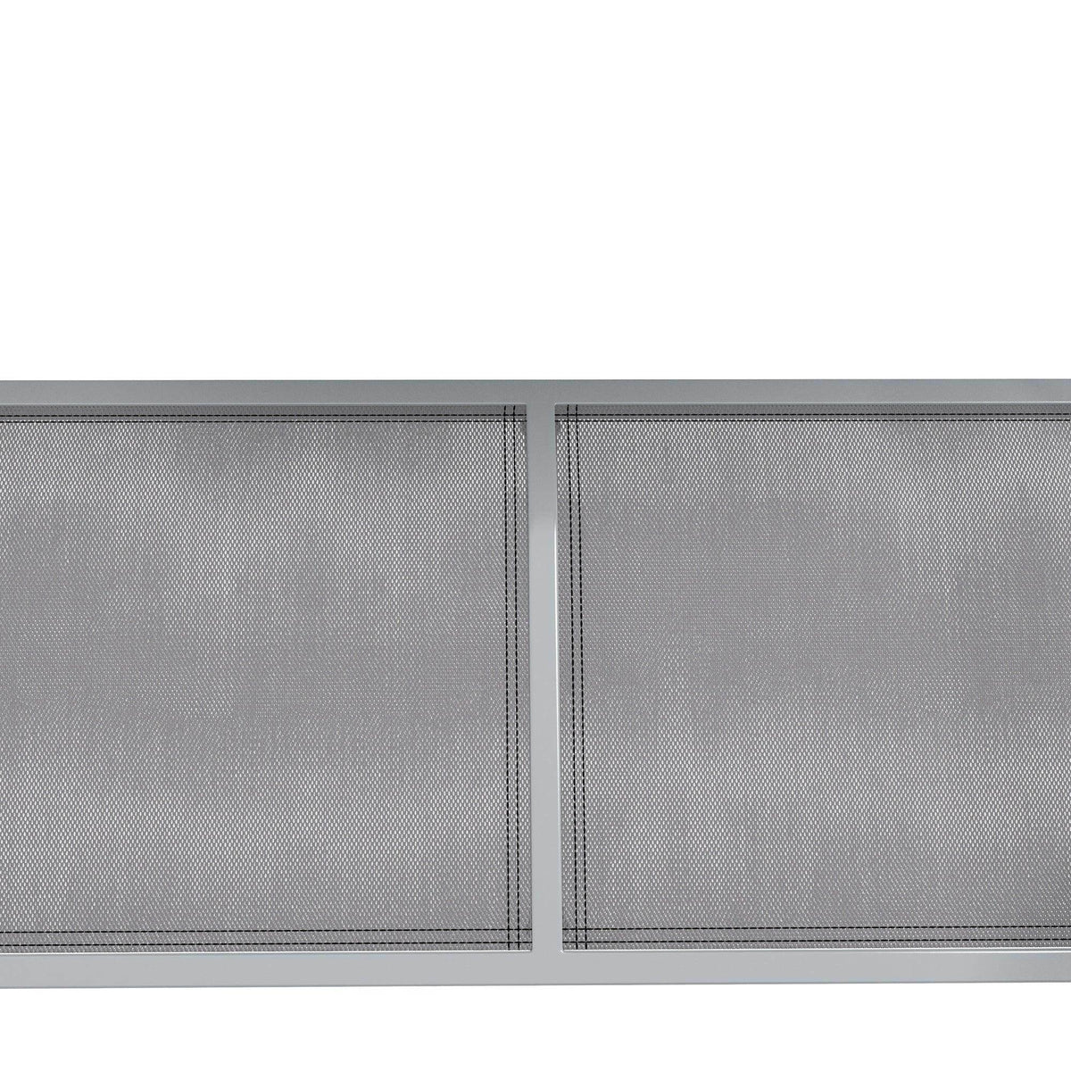Light gray sling fabric panel with stitched center seam for swing seat/back