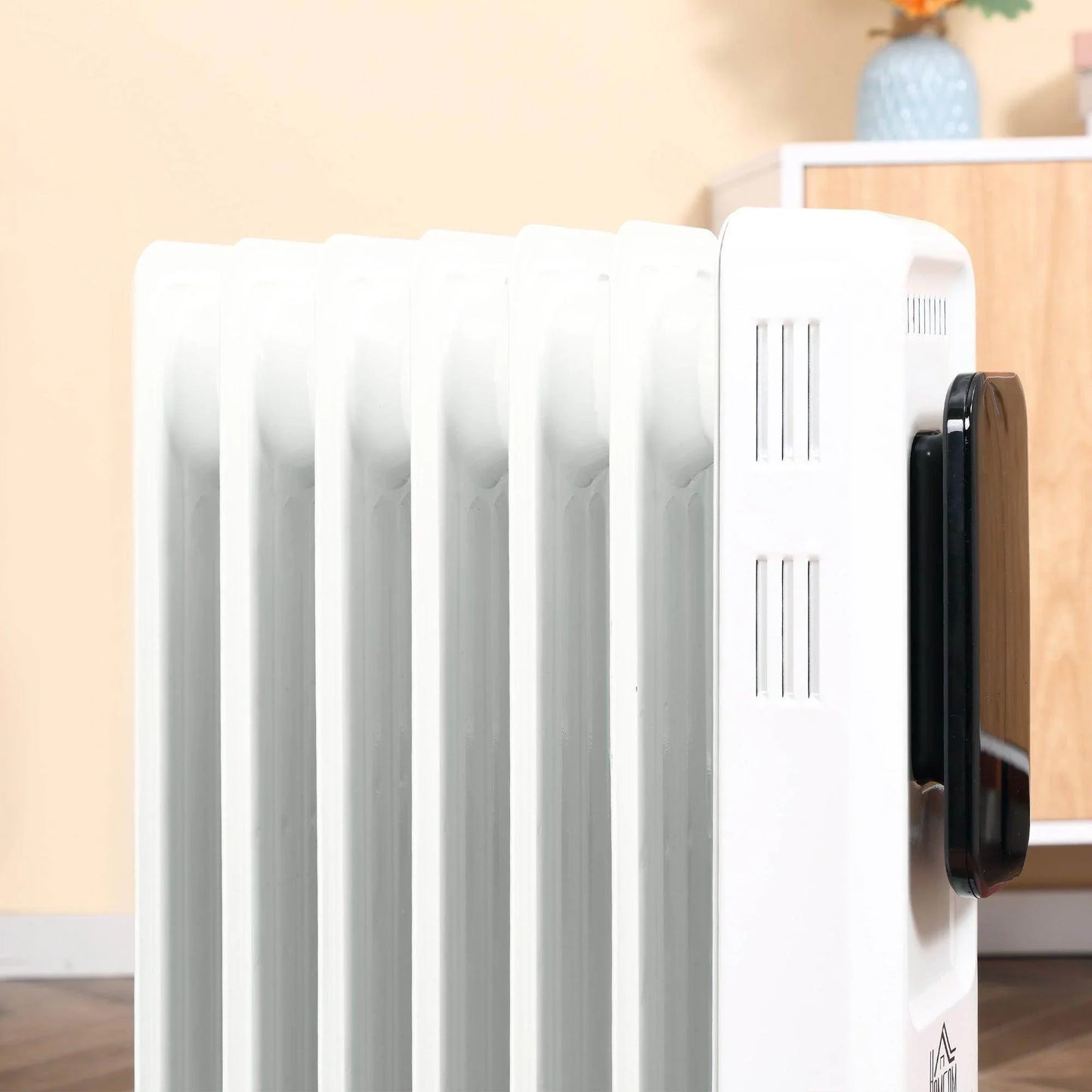 HOMCOM 1630W Radiator - Remote Control, 3 Heat Settings - ALL4U RETAILER LTD