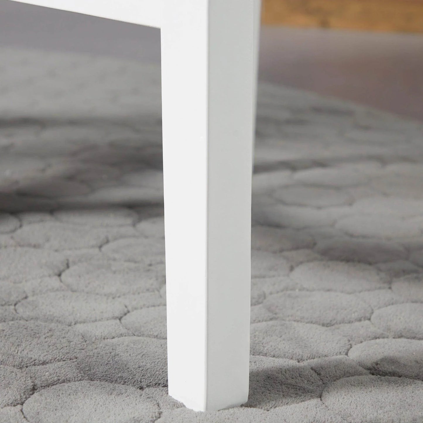 HOMCOM 2-Piece White Dining Chairs Set: Cross Back, Solid Wood - ALL4U RETAILER LTD