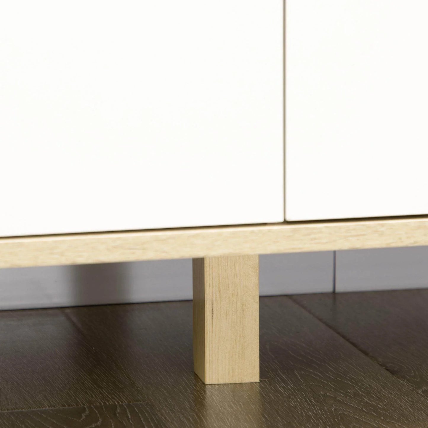 HOMCOM 6-Drawer Storage Unit, White/Light Brown - ALL4U RETAILER LTD