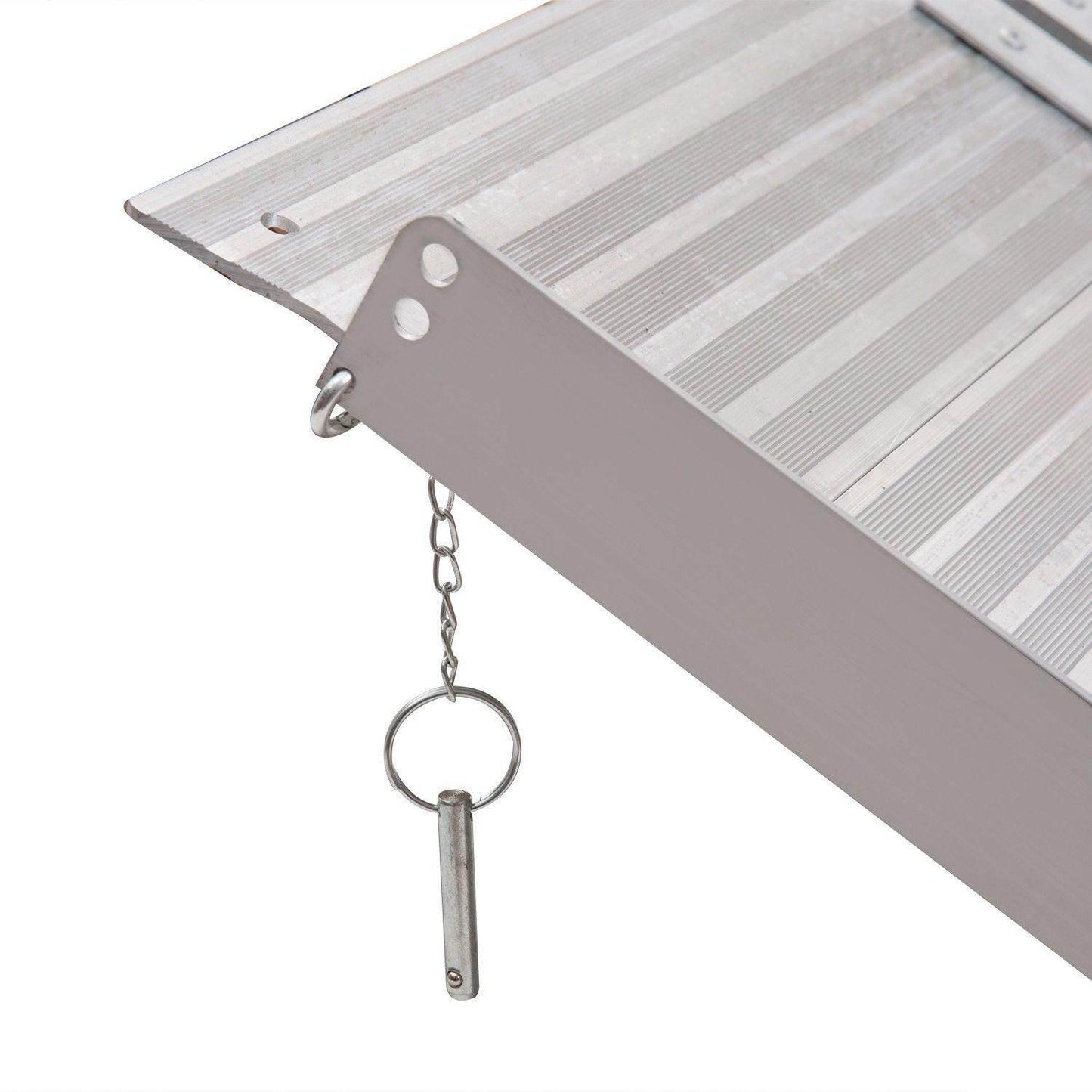 HOMCOM Aluminum Folding Wheelchair Ramp – Portable and Efficient - ALL4U RETAILER LTD