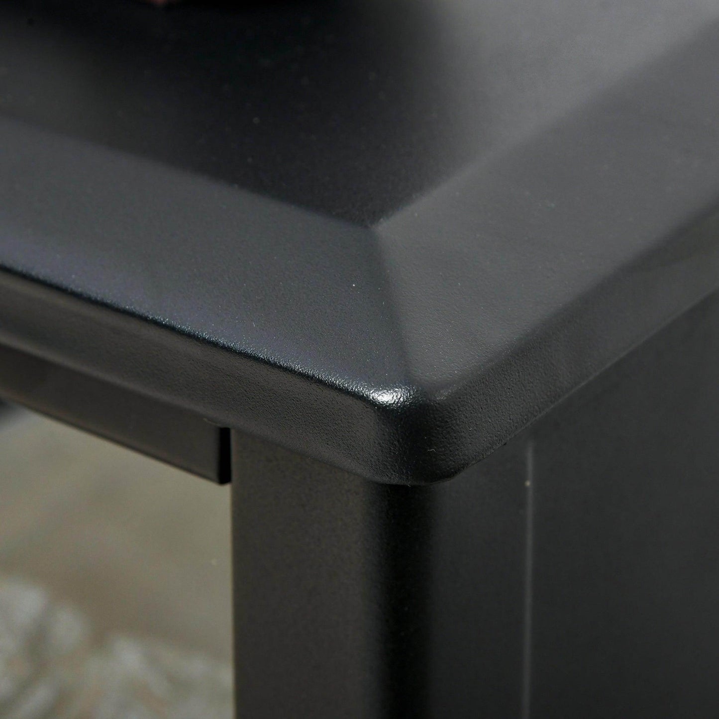 HOMCOM Electric Fireplace Stove, Realistic Flame, Adjustable Temp - ALL4U RETAILER LTD