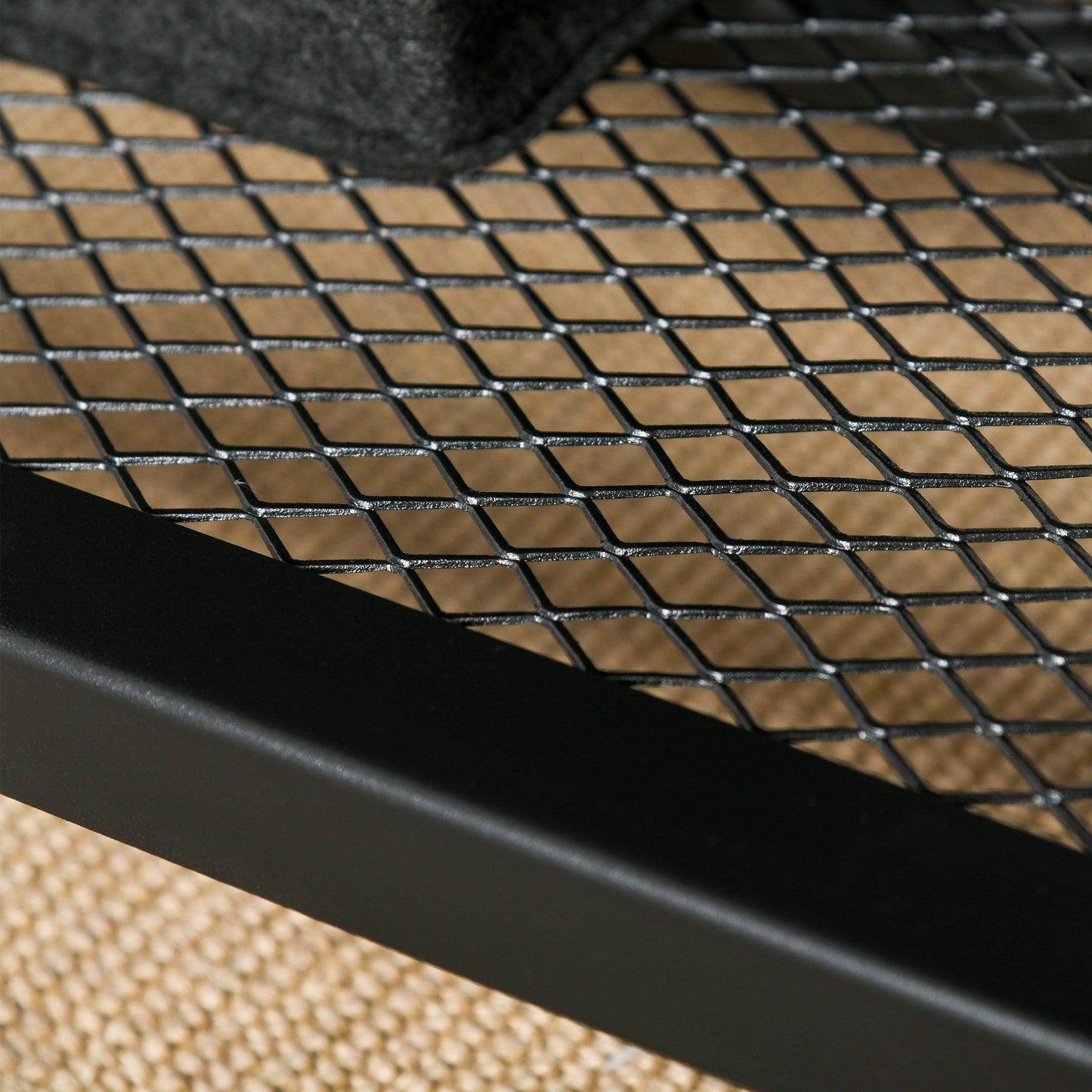 HOMCOM Industrial Coffee Table: Storage Shelf Included - ALL4U RETAILER LTD