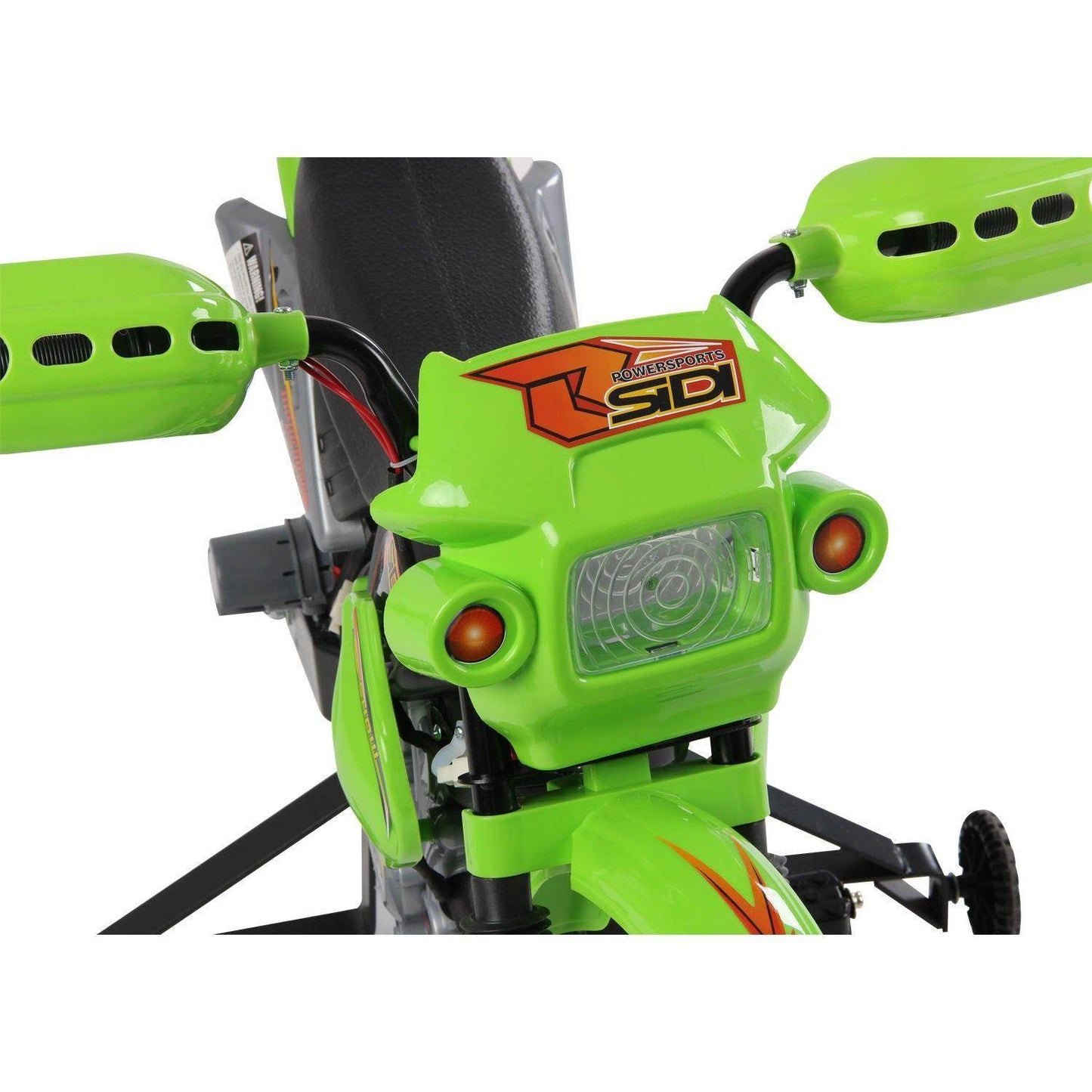 HOMCOM Kids Electric Motorbike - Green, 6V Battery Scooter - ALL4U RETAILER LTD