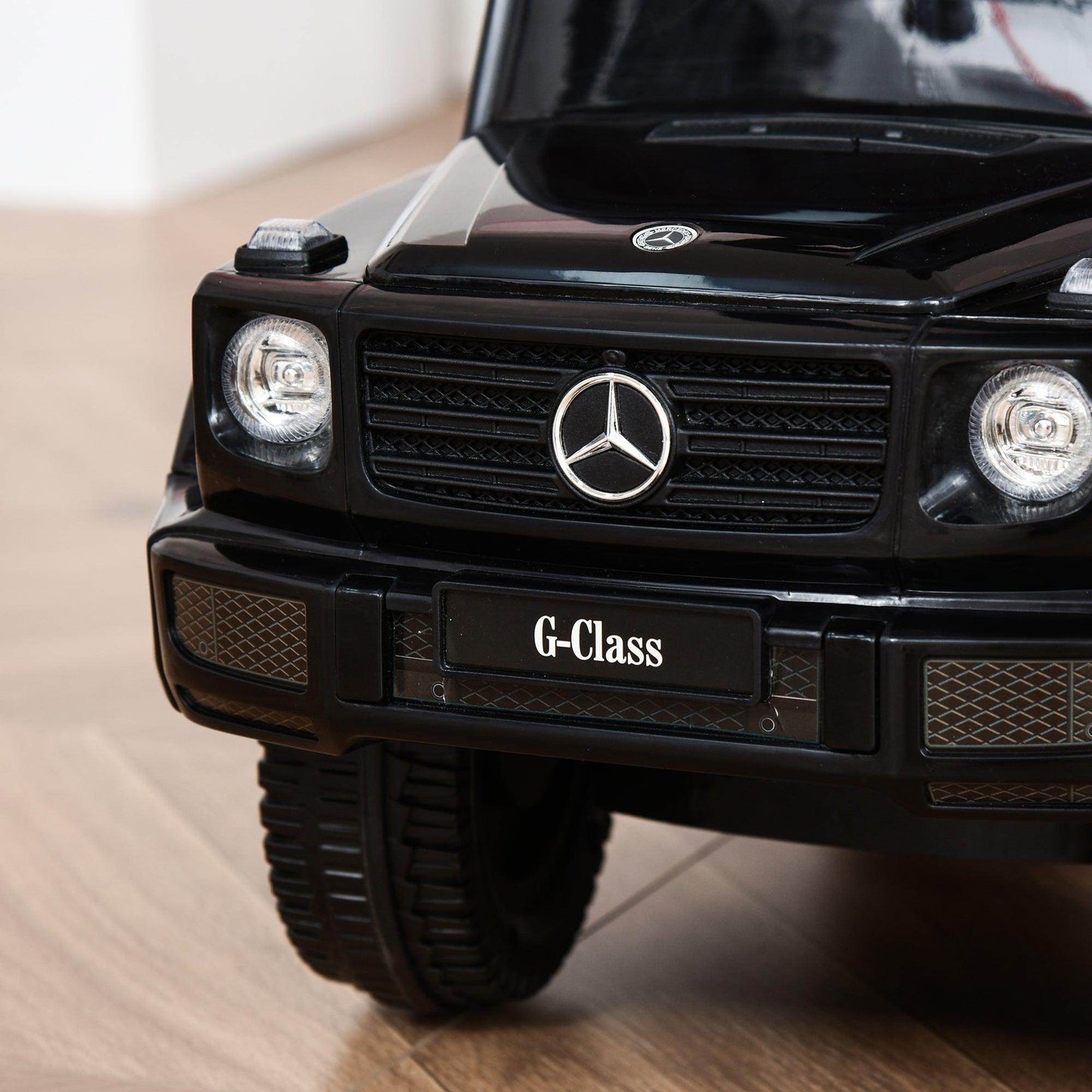 HOMCOM Mercedes-Benz Push Car, Black - ALL4U RETAILER LTD