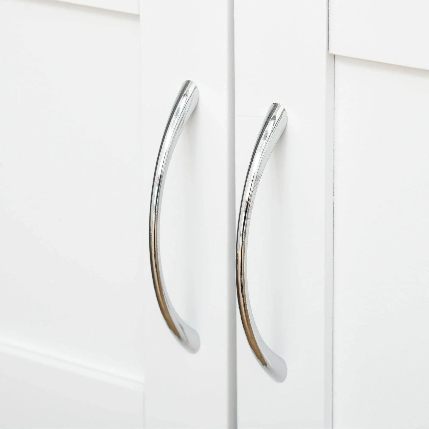 HOMCOM Modern Kitchen Trolley with Drawer, Wine Rack, Cabinets - ALL4U RETAILER LTD