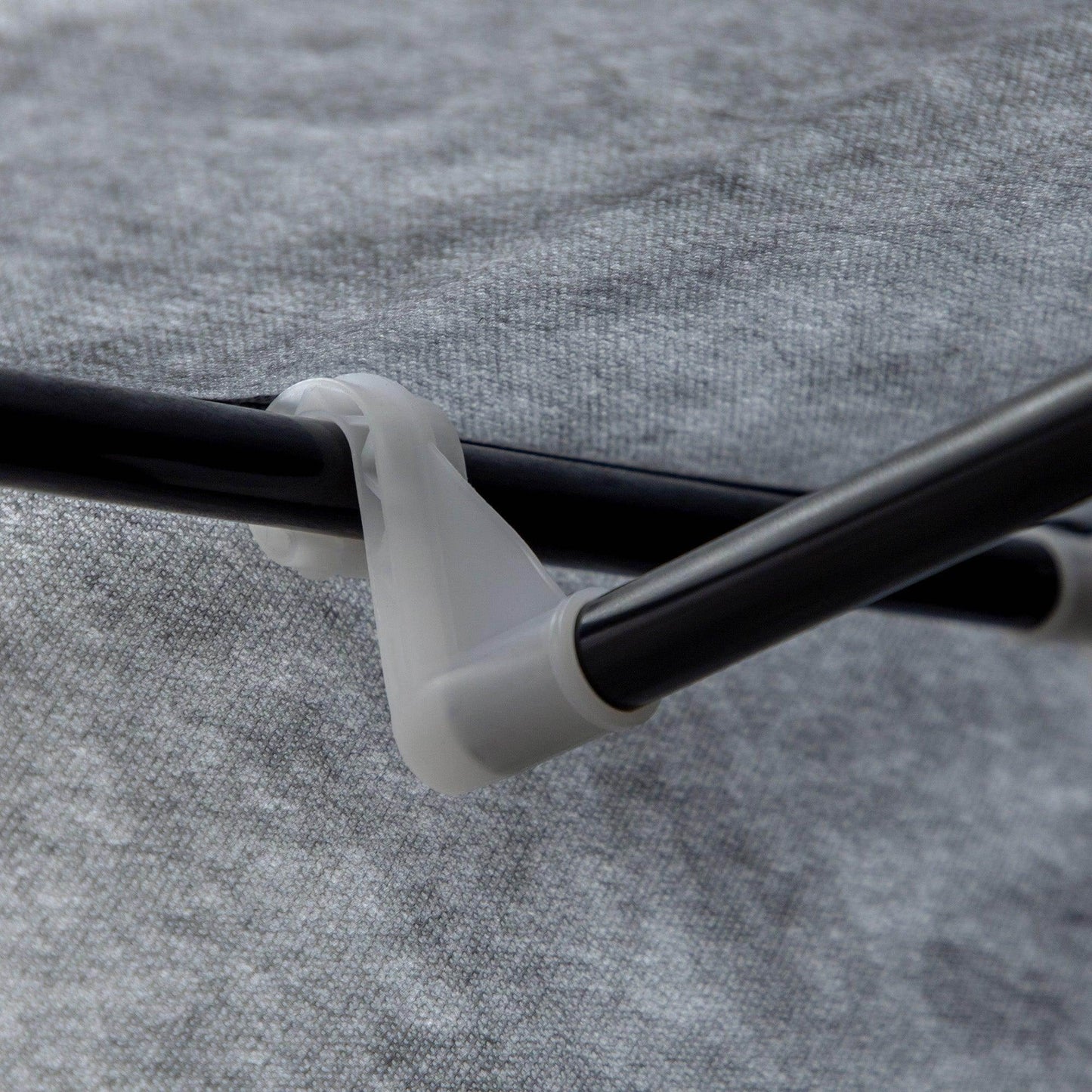 HOMCOM Portable Wardrobe with Shelving & Hanging, Dark Grey - ALL4U RETAILER LTD