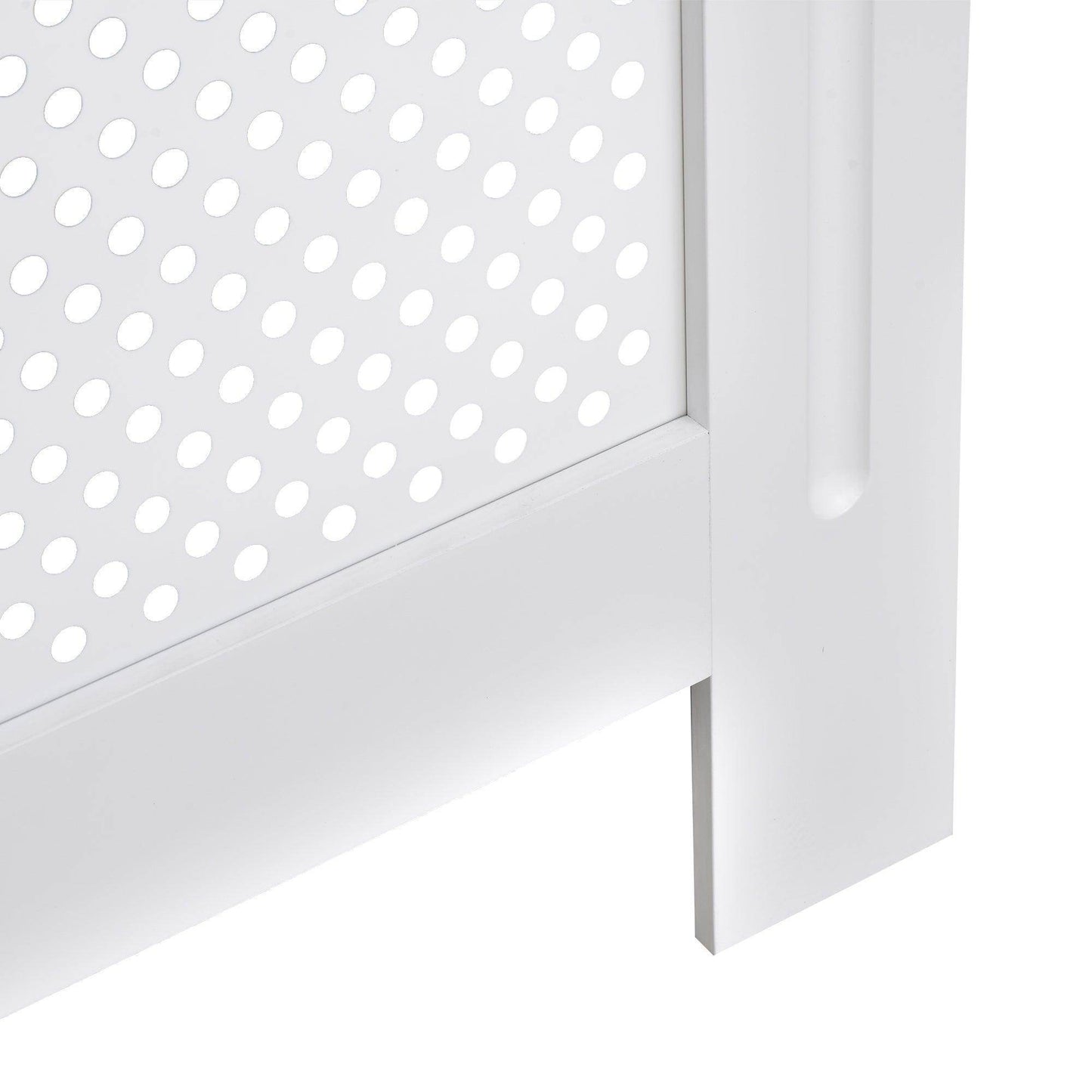 HOMCOM Radiator Cover - Modern White Design (Small) - ALL4U RETAILER LTD