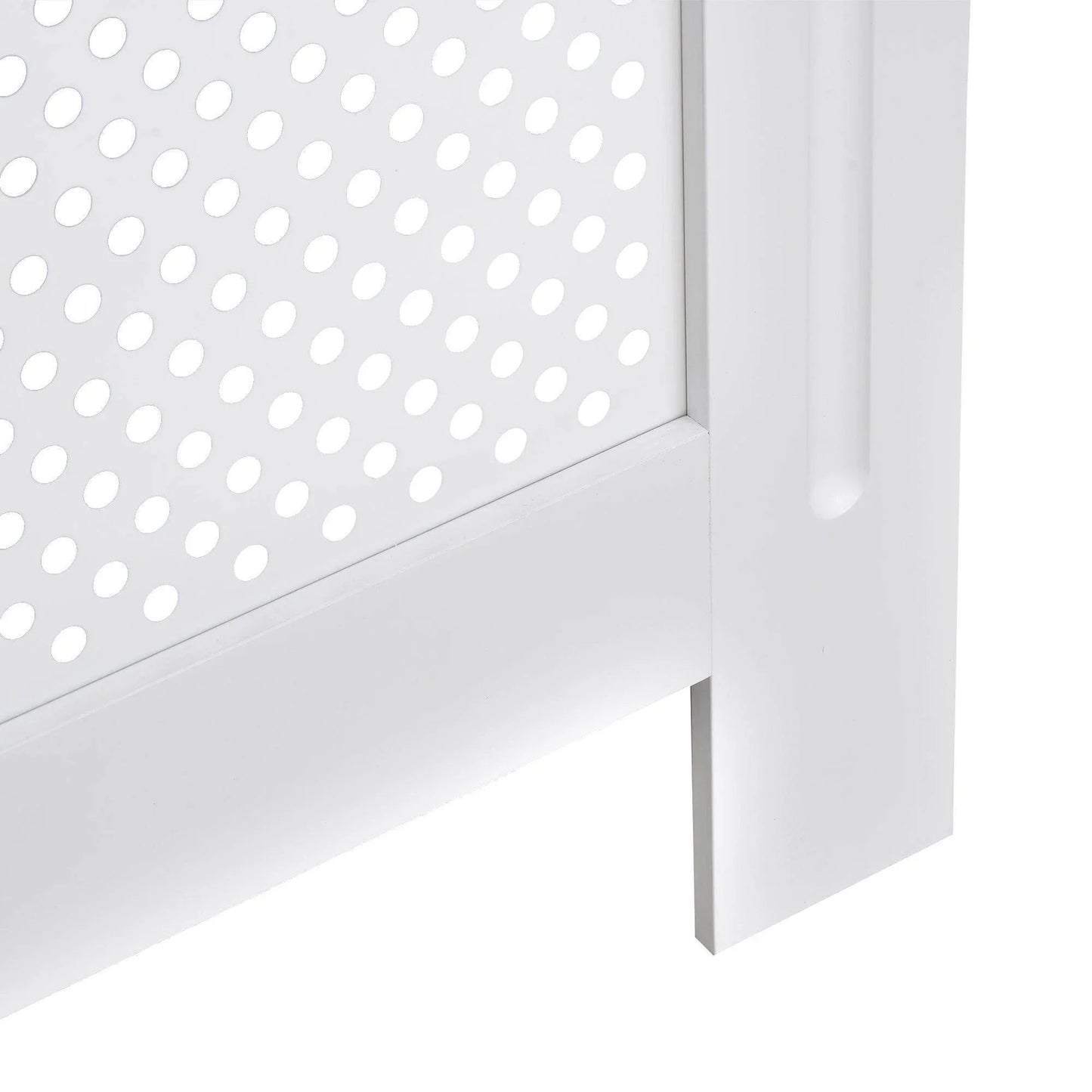 HOMCOM Radiator Cover - Modern White Design (Small) - ALL4U RETAILER LTD