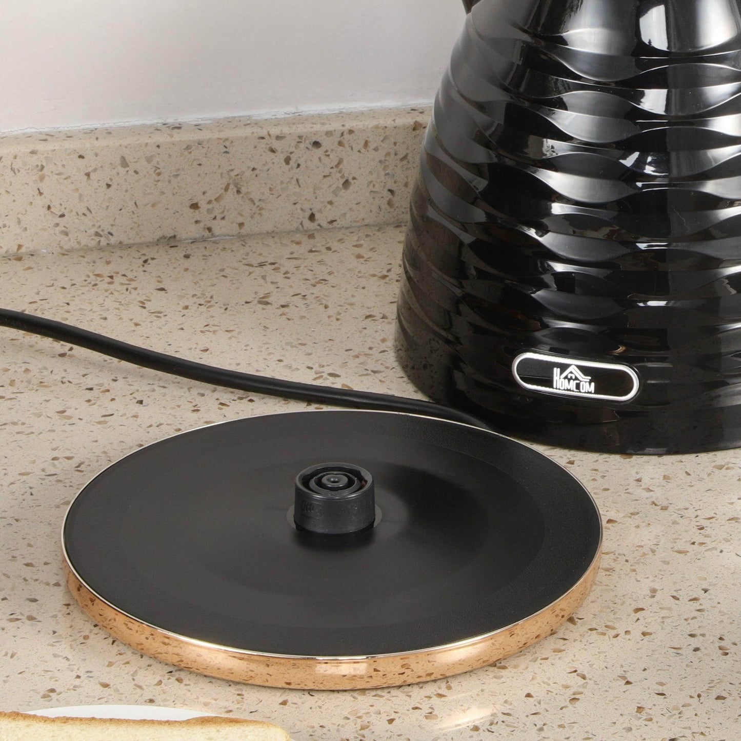 HOMCOM Rapid Boil Kettle & Toaster Set - ALL4U RETAILER LTD