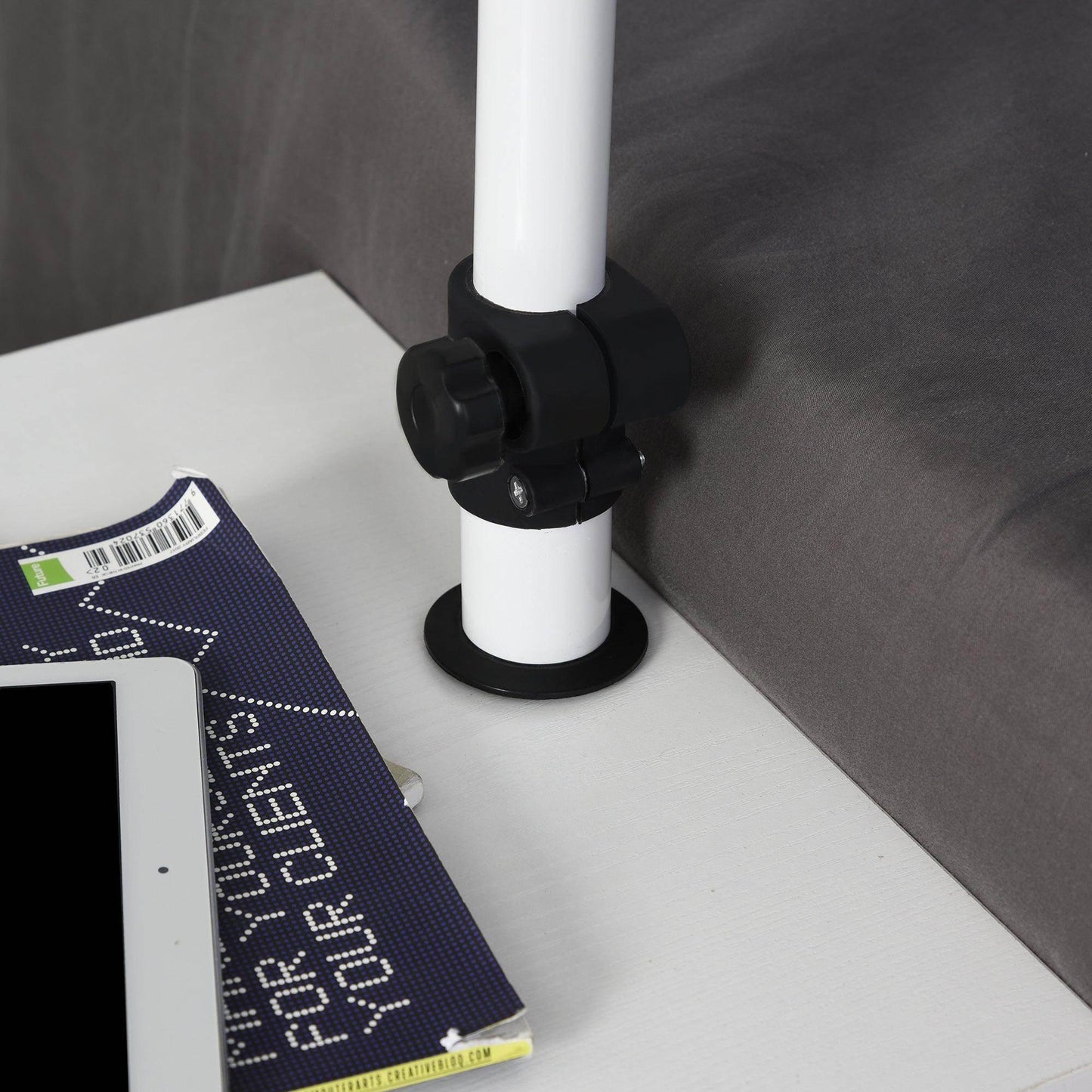 HOMCOM Swivel Bedside Table: Functional & Stylish - ALL4U RETAILER LTD