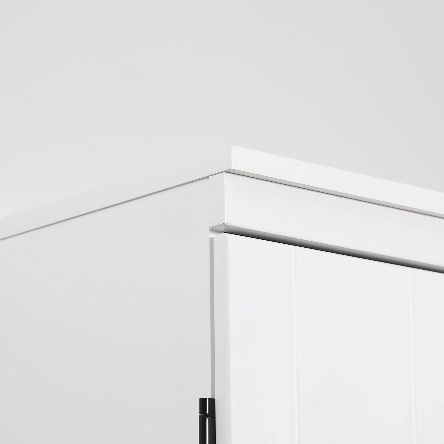 HOMCOM White Tall Kitchen Cupboard: 6-Tier Storage - ALL4U RETAILER LTD