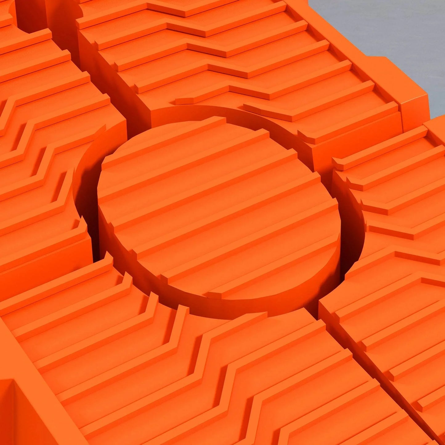 DURHAND Heavy Duty 5 Ton Plastic Car Service Ramps – Portable Vehicle Lifting Solution, Orange (2 Pack) - ALL4U RETAILER LTD