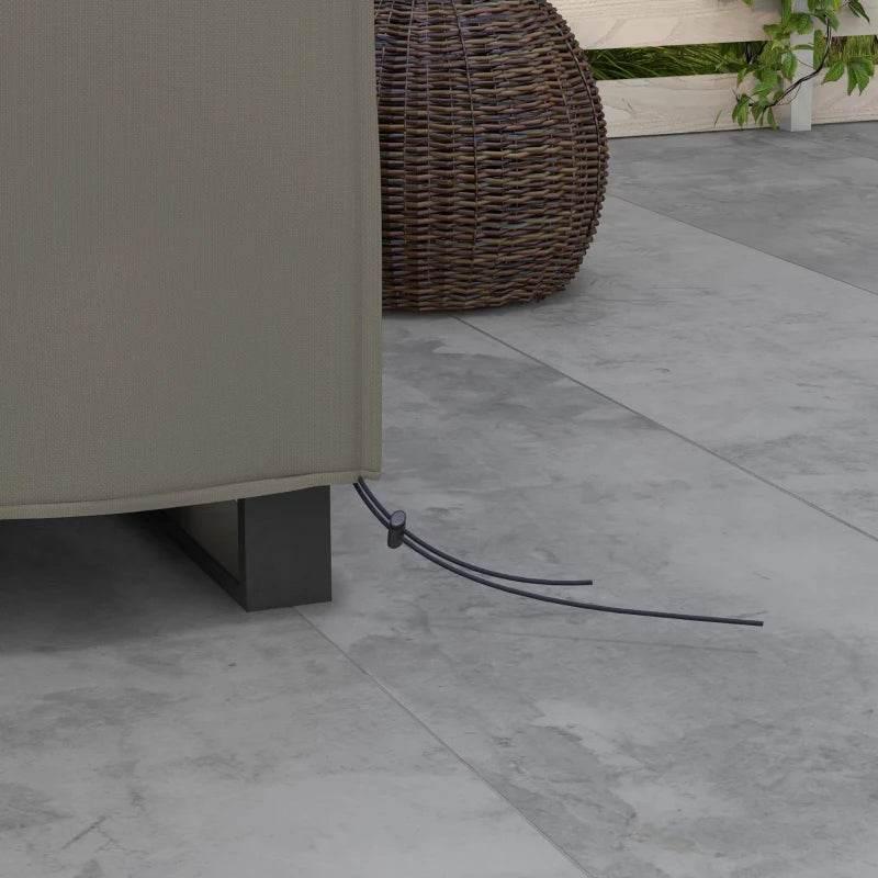 Outsunny Large Square Patio Garden Furniture Set Cover - 600D Oxford Waterproof, 230 x 230 x 70cm, Grey | Premium Outdoor Furniture Protective Cover - ALL4U RETAILER LTD