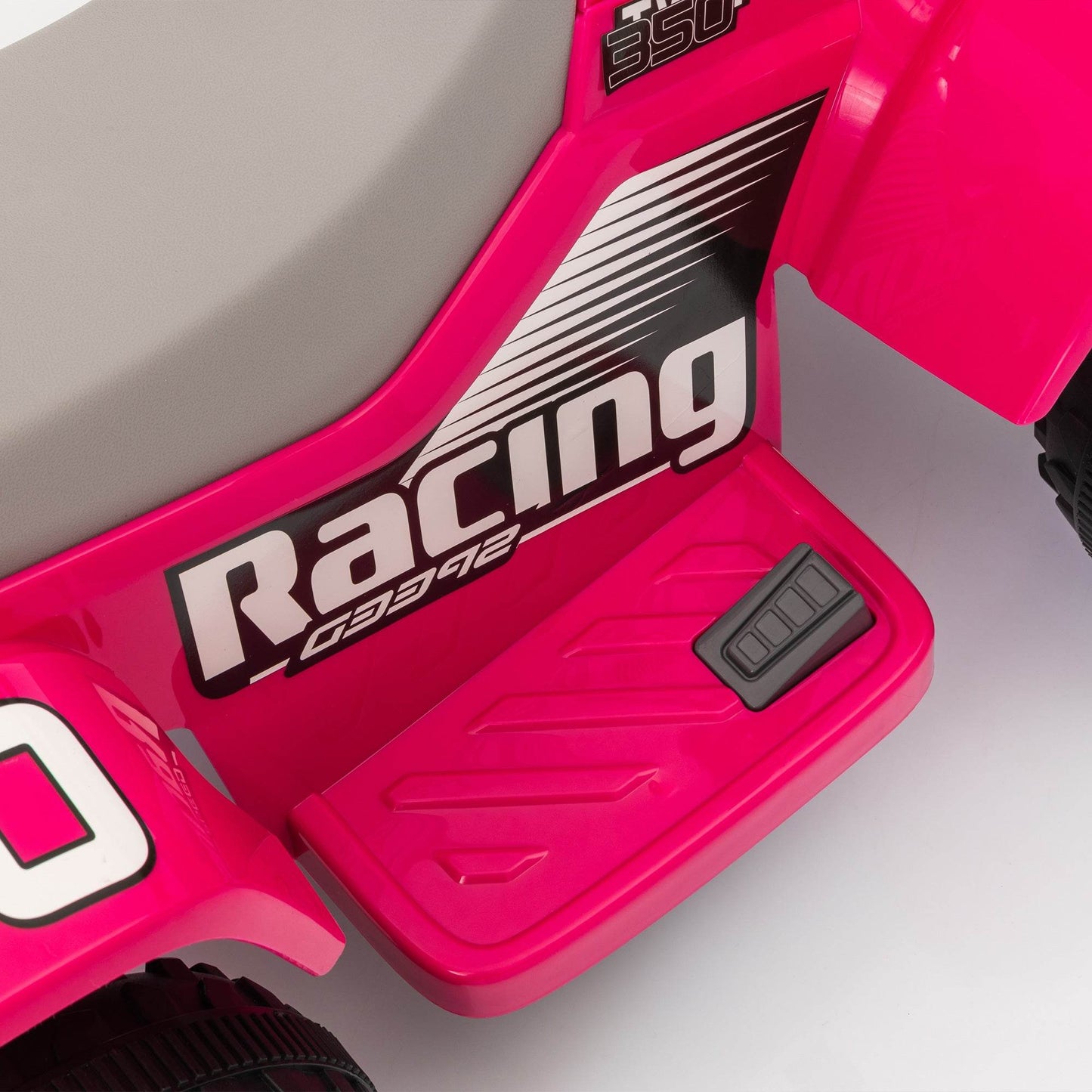 AIYAPLAY Pink 6V Electric ATV for Toddlers, Ride-On Quad Bike with Forward/Backward Motion and Headlights - Ages 18-36 Months - ALL4U RETAILER LTD