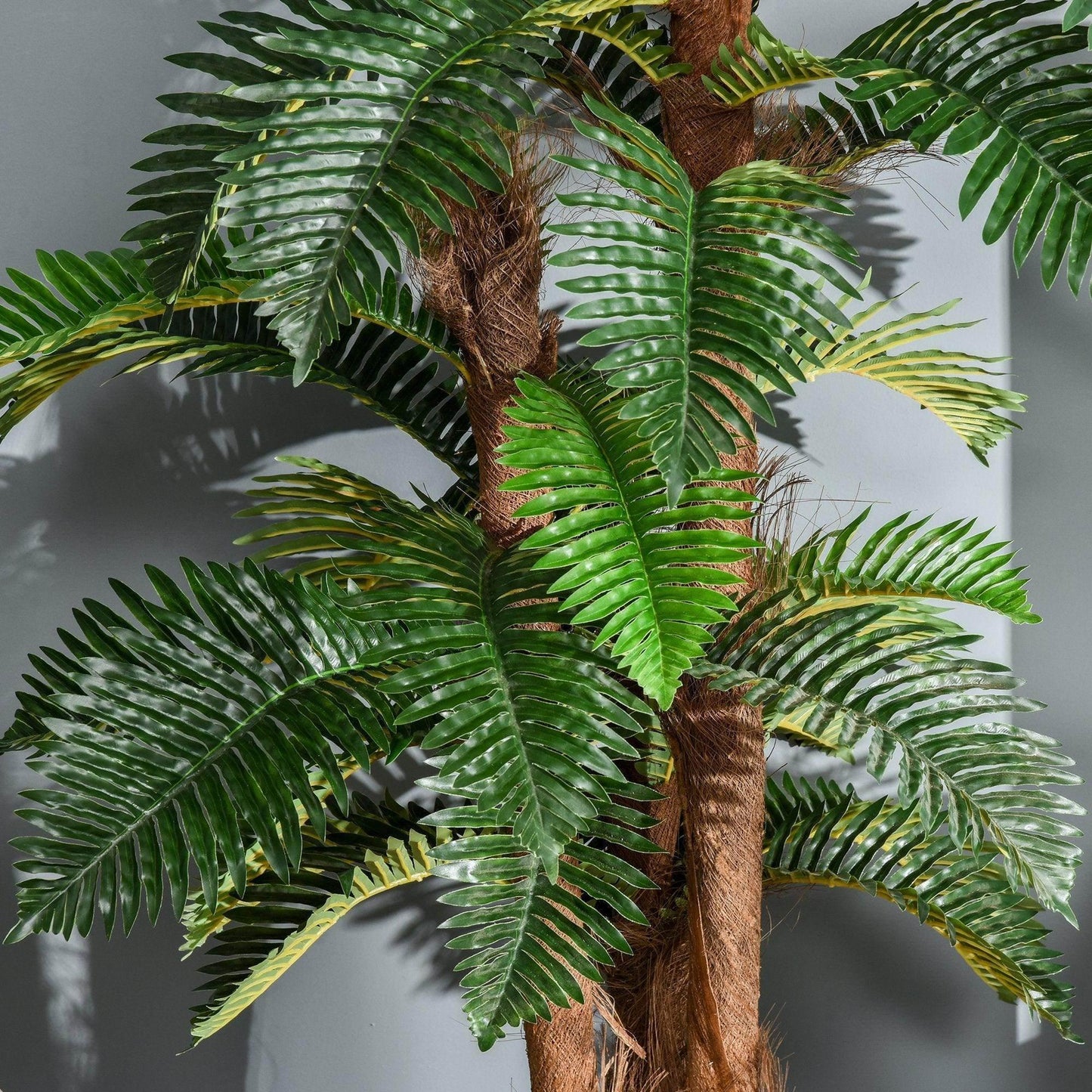 Outsunny Artificial Fern Tree Plant - 5FT Tall, 36 Leaves - ALL4U RETAILER LTD