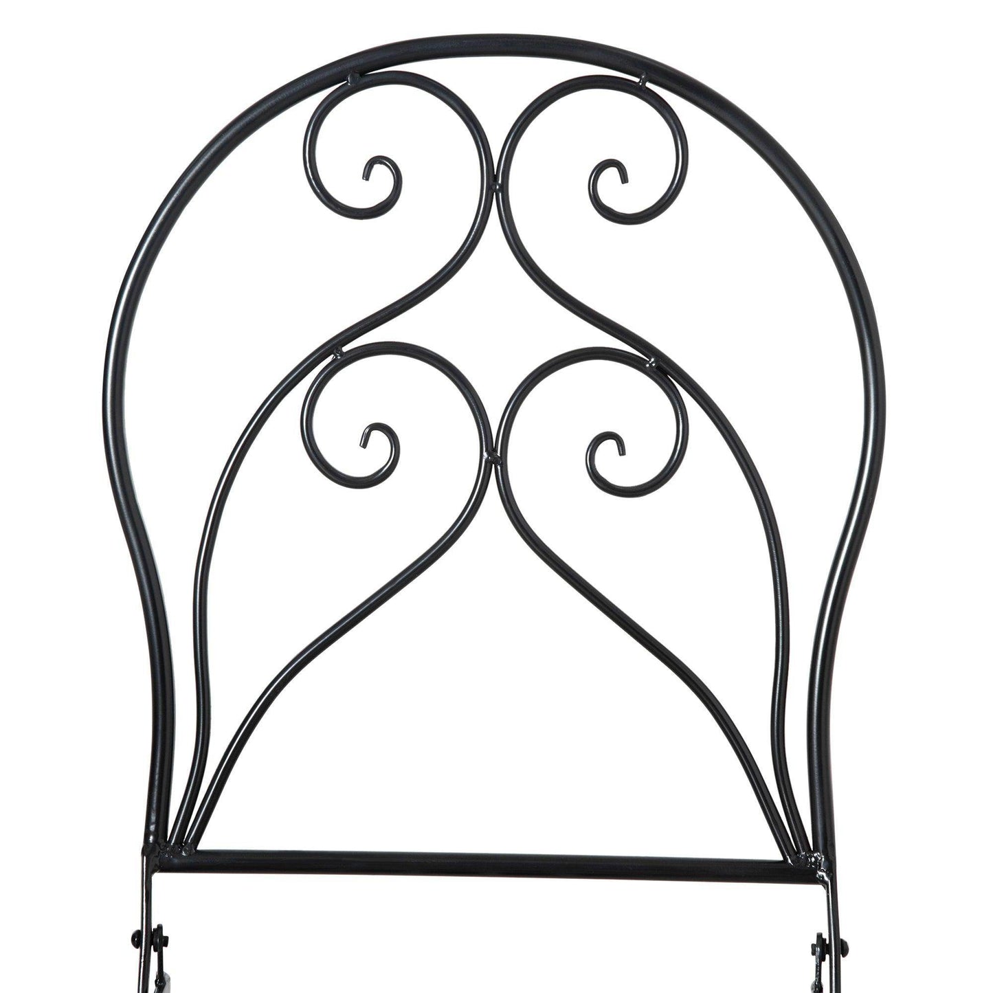 Outsunny 3-Piece Outdoor Bistro Set - Metal Frame, Mosaic Tile - ALL4U RETAILER LTD