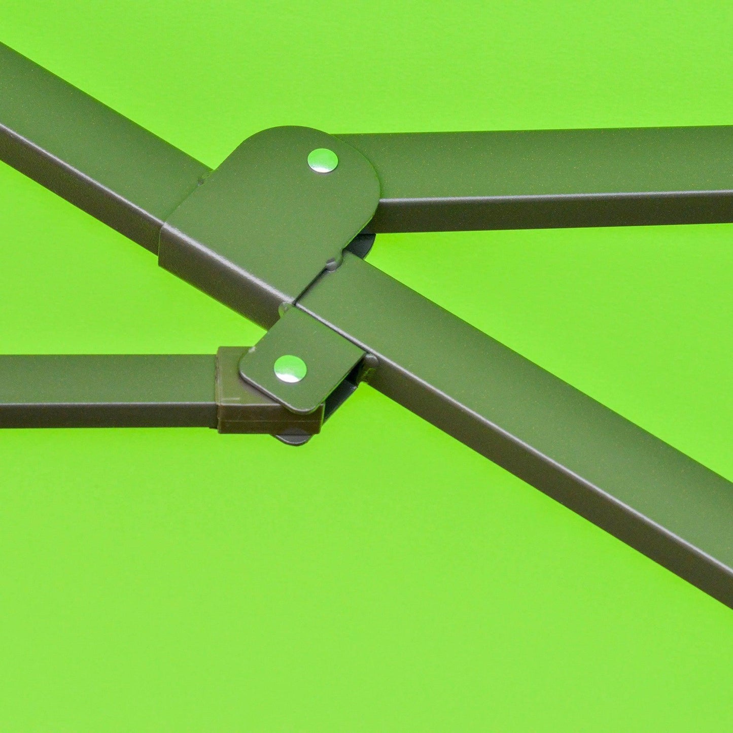 Outsunny 4.6m Sun Umbrella: Double-Sided, Green. - ALL4U RETAILER LTD