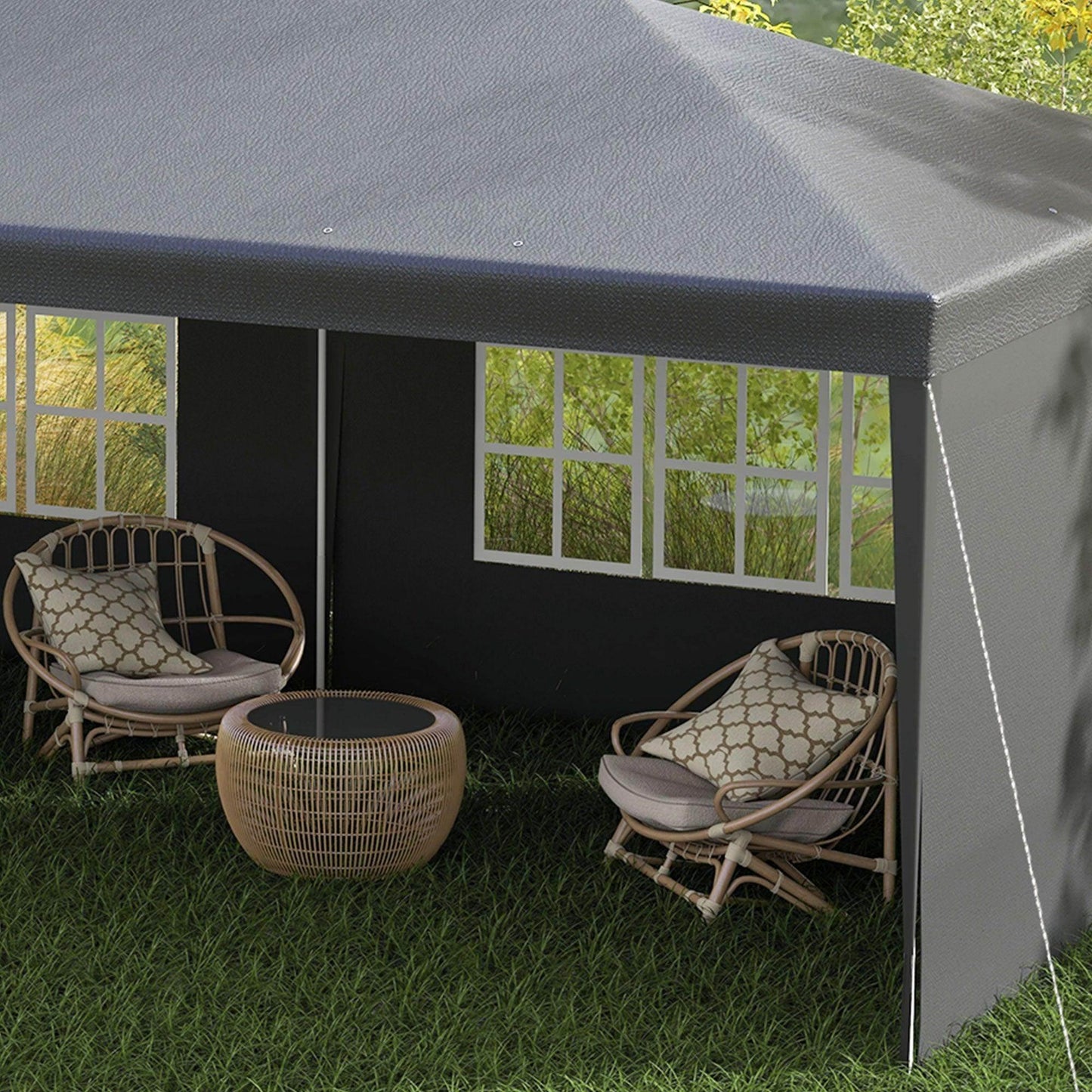 Outsunny 6x3m Outdoor Party Tent - ALL4U RETAILER LTD