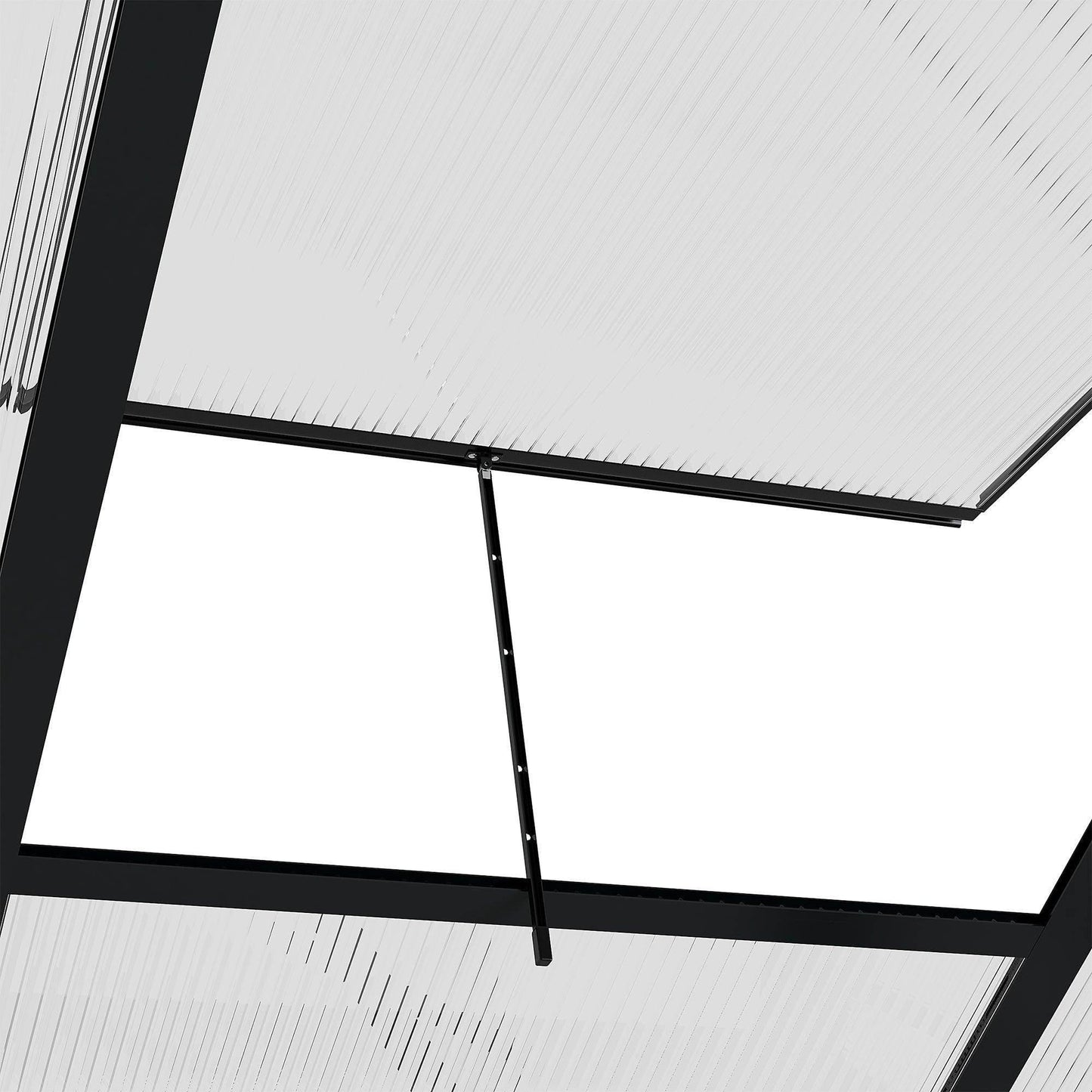 Outsunny Clear Polycarbonate Greenhouse, 6x10ft - ALL4U RETAILER LTD