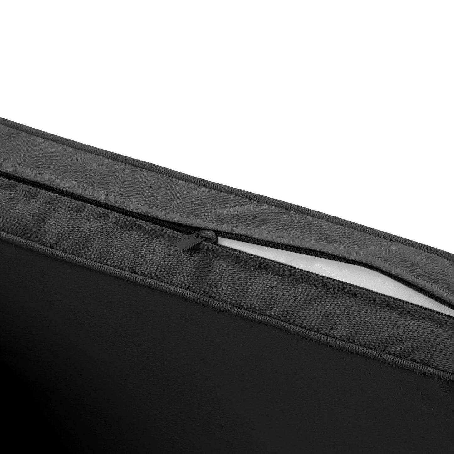 Outsunny Cushion Set - 1 Seat & Back Pad, Black - ALL4U RETAILER LTD