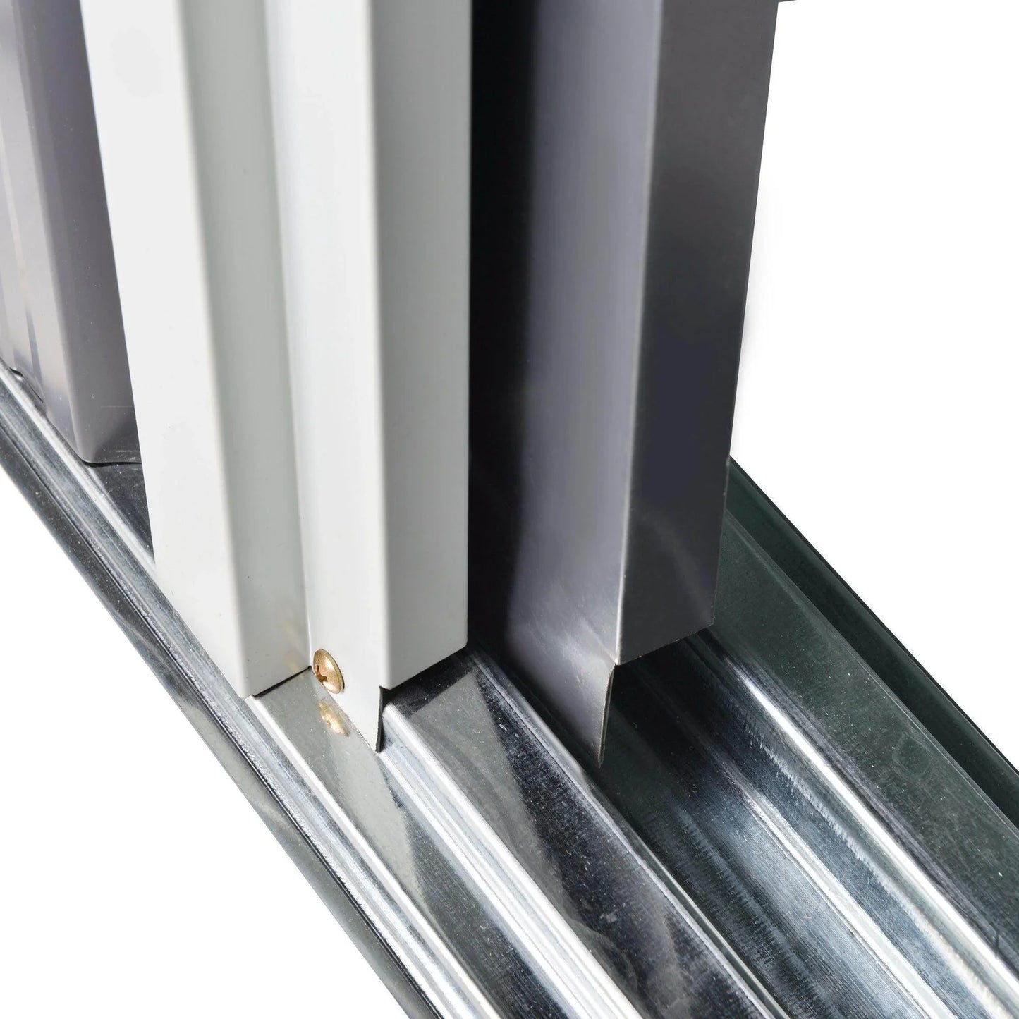 Outsunny Garden Shed - Sliding Door & Sloped Roof, Black - ALL4U RETAILER LTD