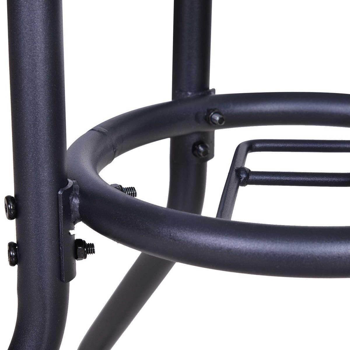 Outsunny Garden Table | Round Outdoor Dining- 80cm - ALL4U RETAILER LTD