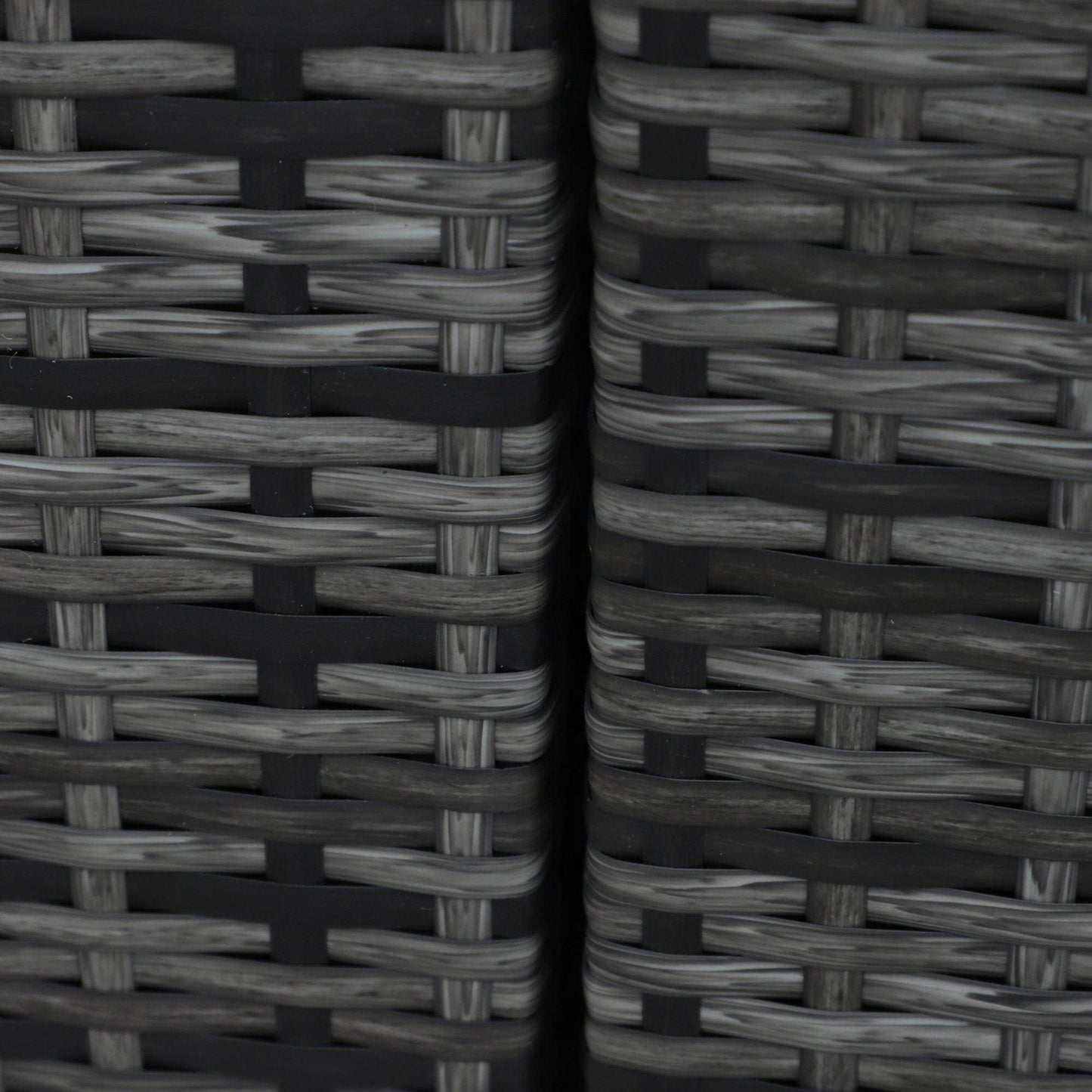 Outsunny Grey Rattan 7-Seater Patio Set w/Table - ALL4U RETAILER LTD