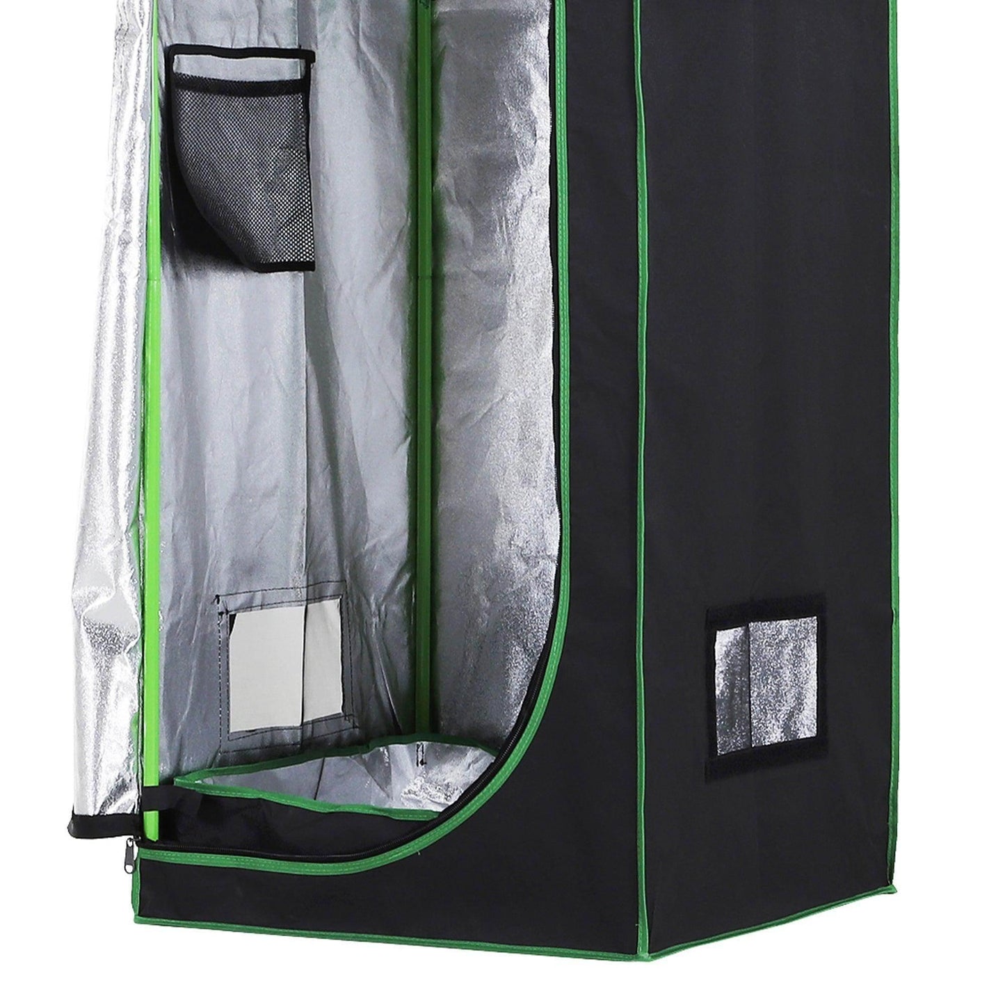 Outsunny Hydroponic Grow Tent: Window, Tool Bag - 60x60x140cm - ALL4U RETAILER LTD