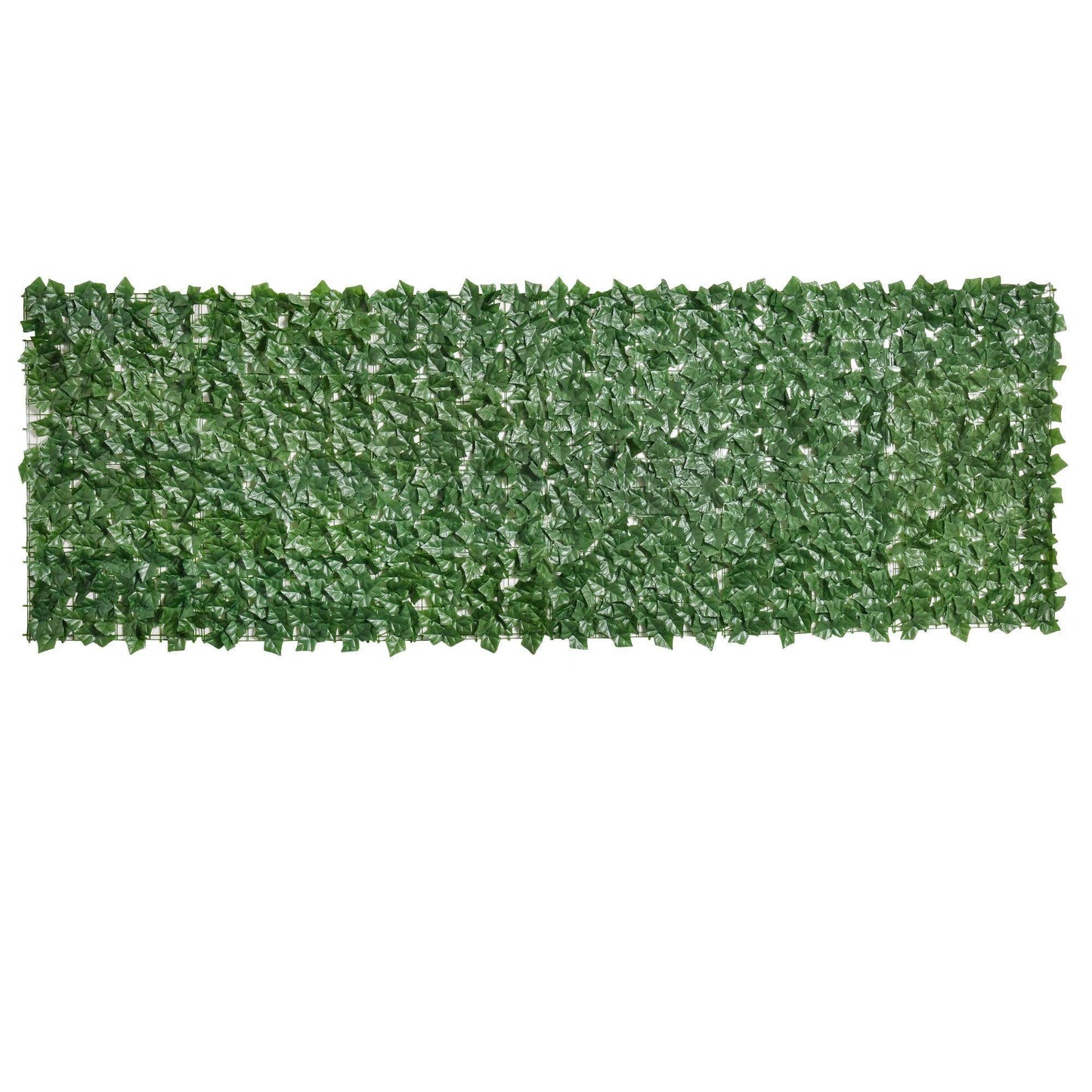 Outsunny Leaf Hedge Screen Privacy Fence Panel - 3M x 1M (Dark Green) - ALL4U RETAILER LTD