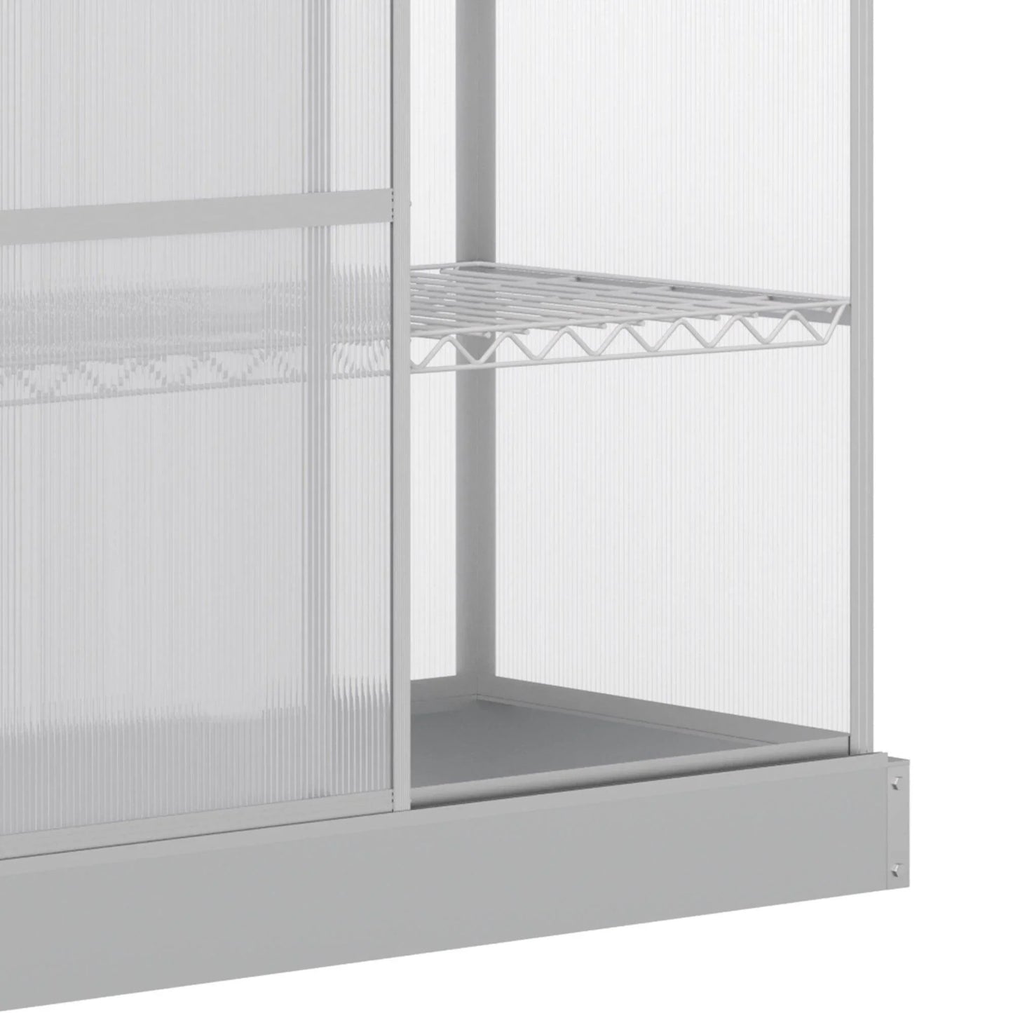 Outsunny Mini Greenhouse - Openable Roof, Polycarbonate Panels - ALL4U RETAILER LTD