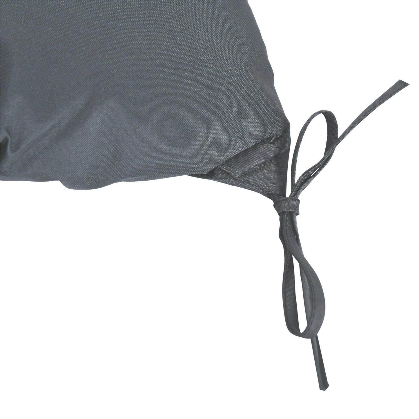 Outsunny Outdoor Bench Cushion 98x100cm, Dark Grey - ALL4U RETAILER LTD
