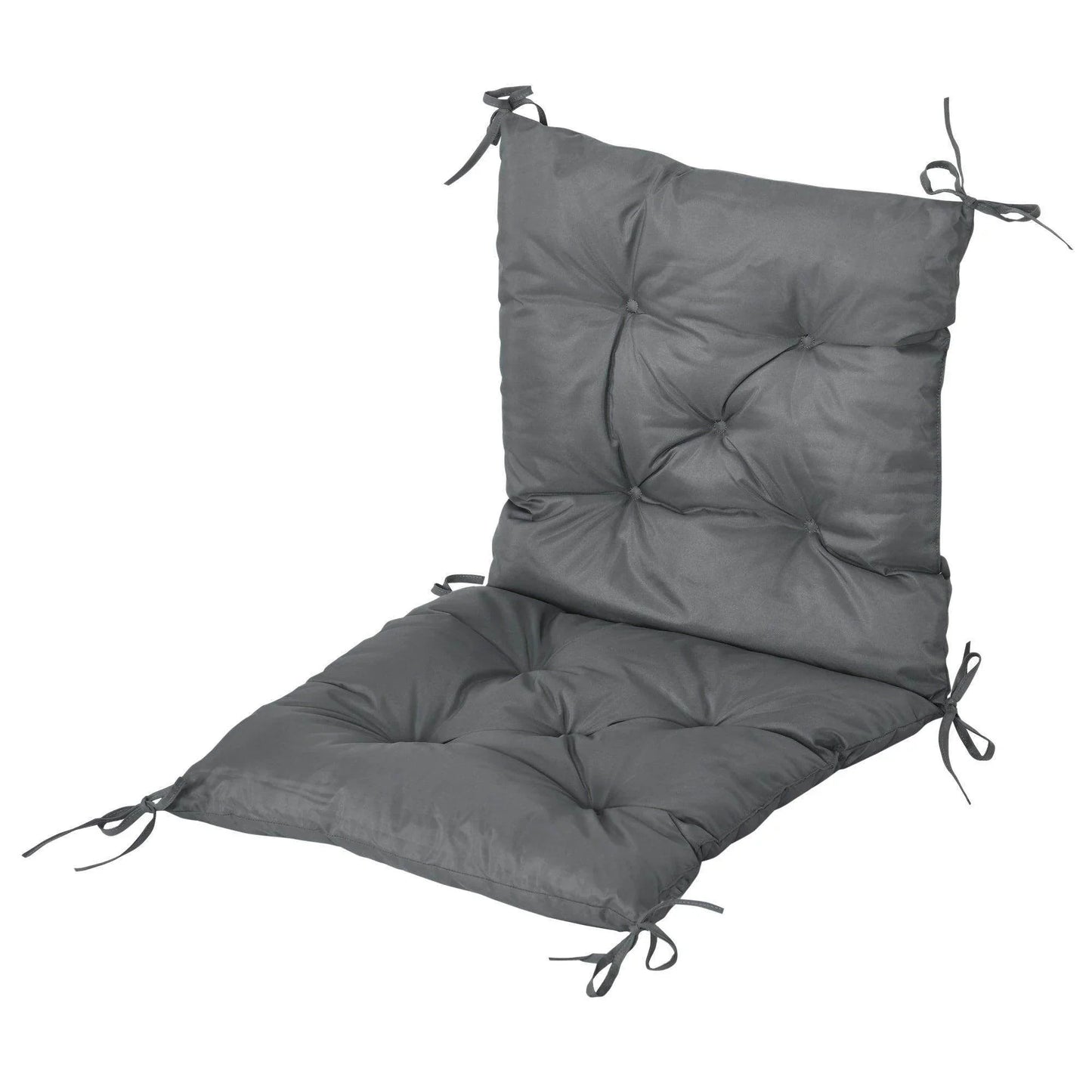 Outsunny Outdoor Cushions: 2-Pack Comfortable Seat Pads - ALL4U RETAILER LTD