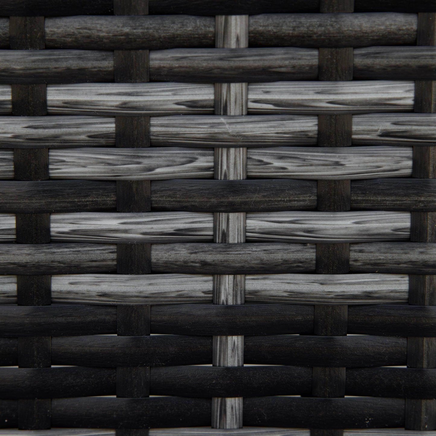 Outsunny Outdoor Rattan Ottoman for Patio: 50x50x35cm - ALL4U RETAILER LTD