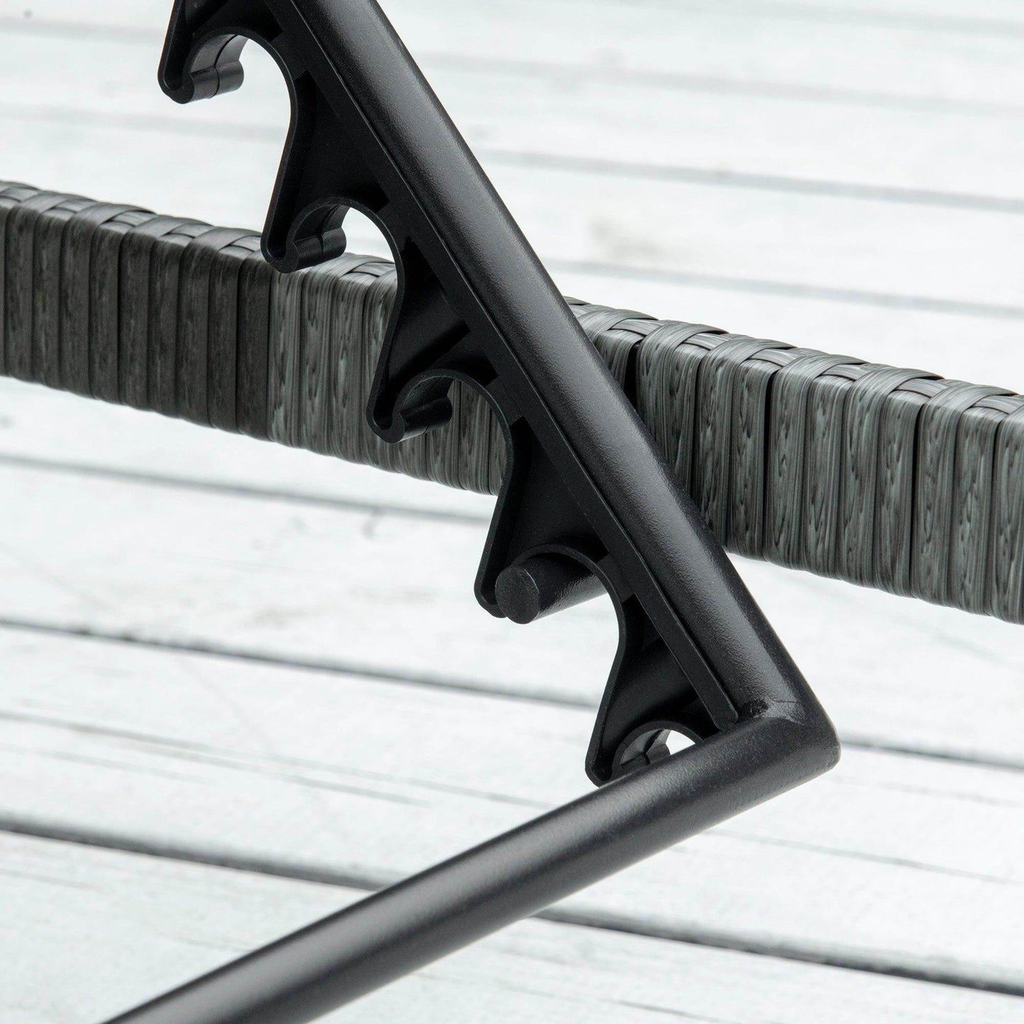 Outsunny Outdoor Rattan Sun Loungers, 2-Piece Set - ALL4U RETAILER LTD