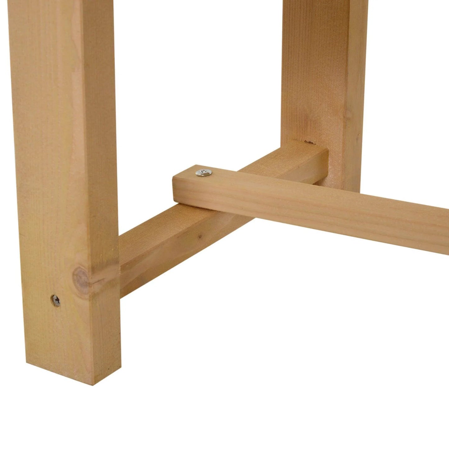 Outsunny Outdoor Wooden Bench Patio Loveseat - 2 seater, 110L x 38W cm - ALL4U RETAILER LTD