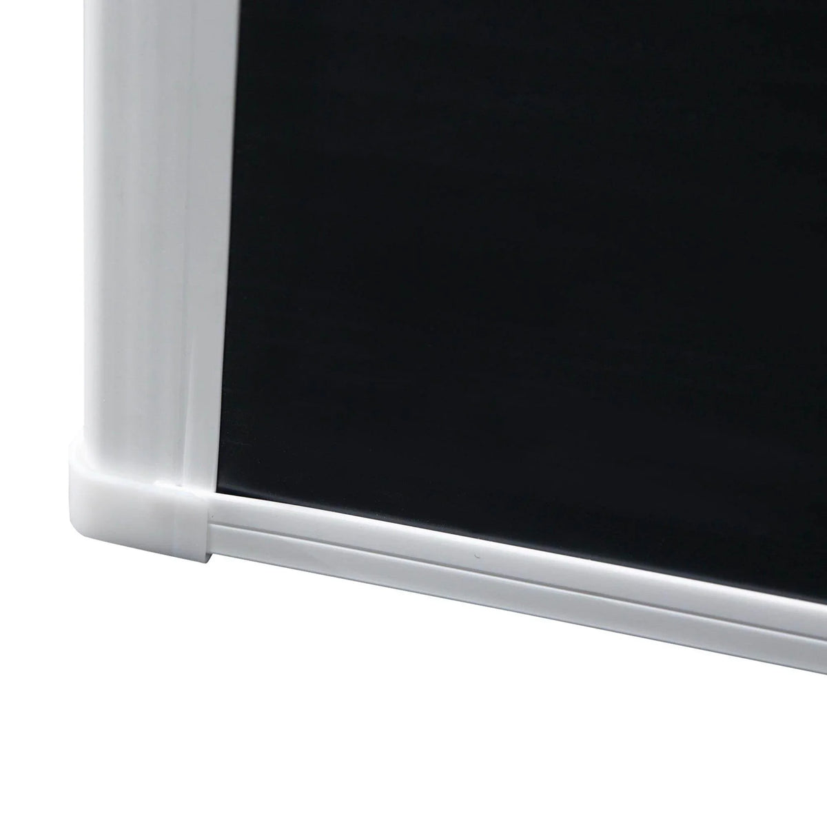 Raised garden bed planter bottom corner, dark panel with white trim
