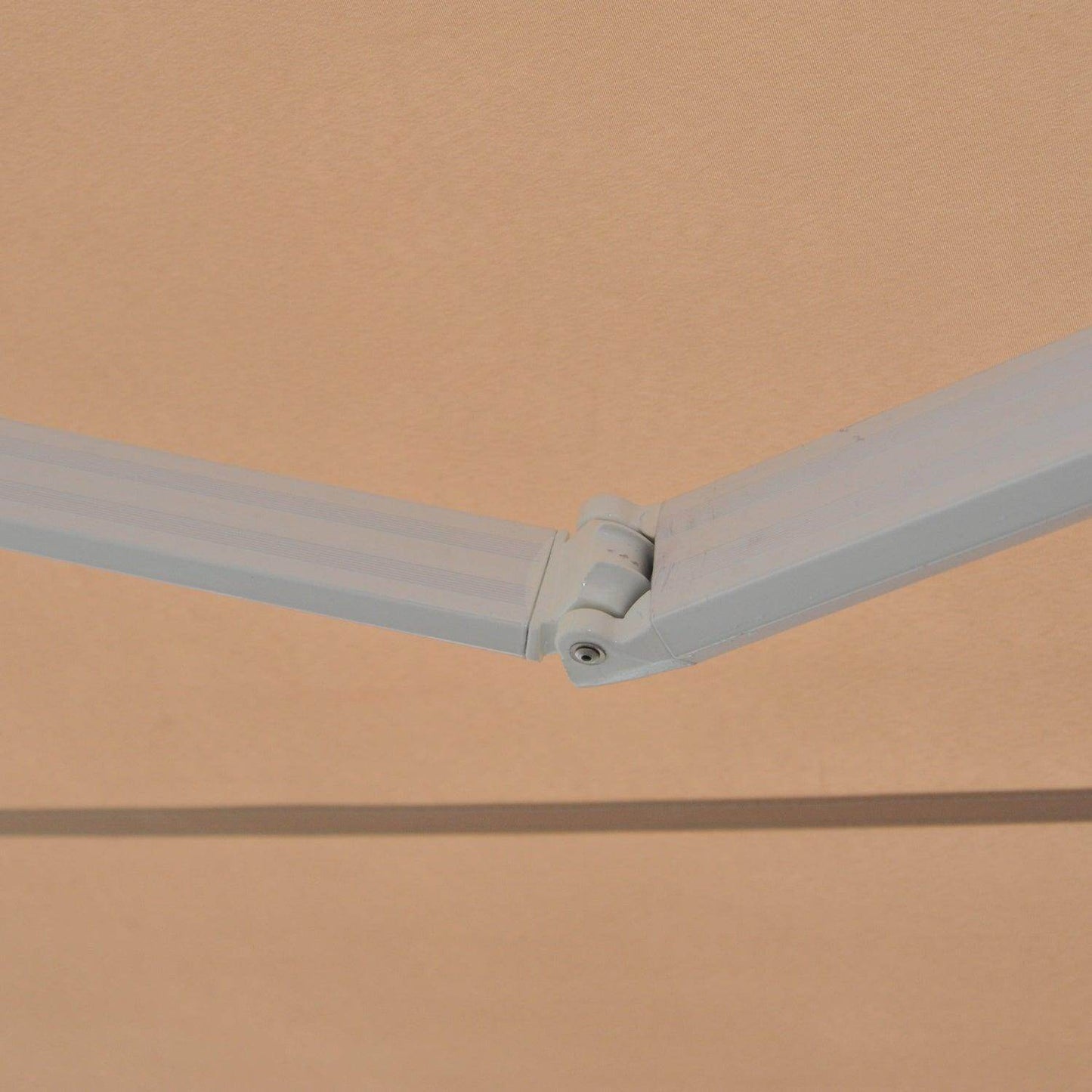 Outsunny Retractable Awning - 3.5L x 2.5M (Cream) - ALL4U RETAILER LTD