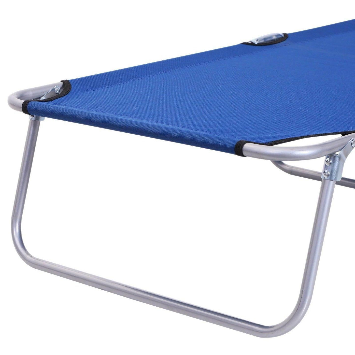 Outsunny Sun Lounger Set: Foldable with Canopy - ALL4U RETAILER LTD