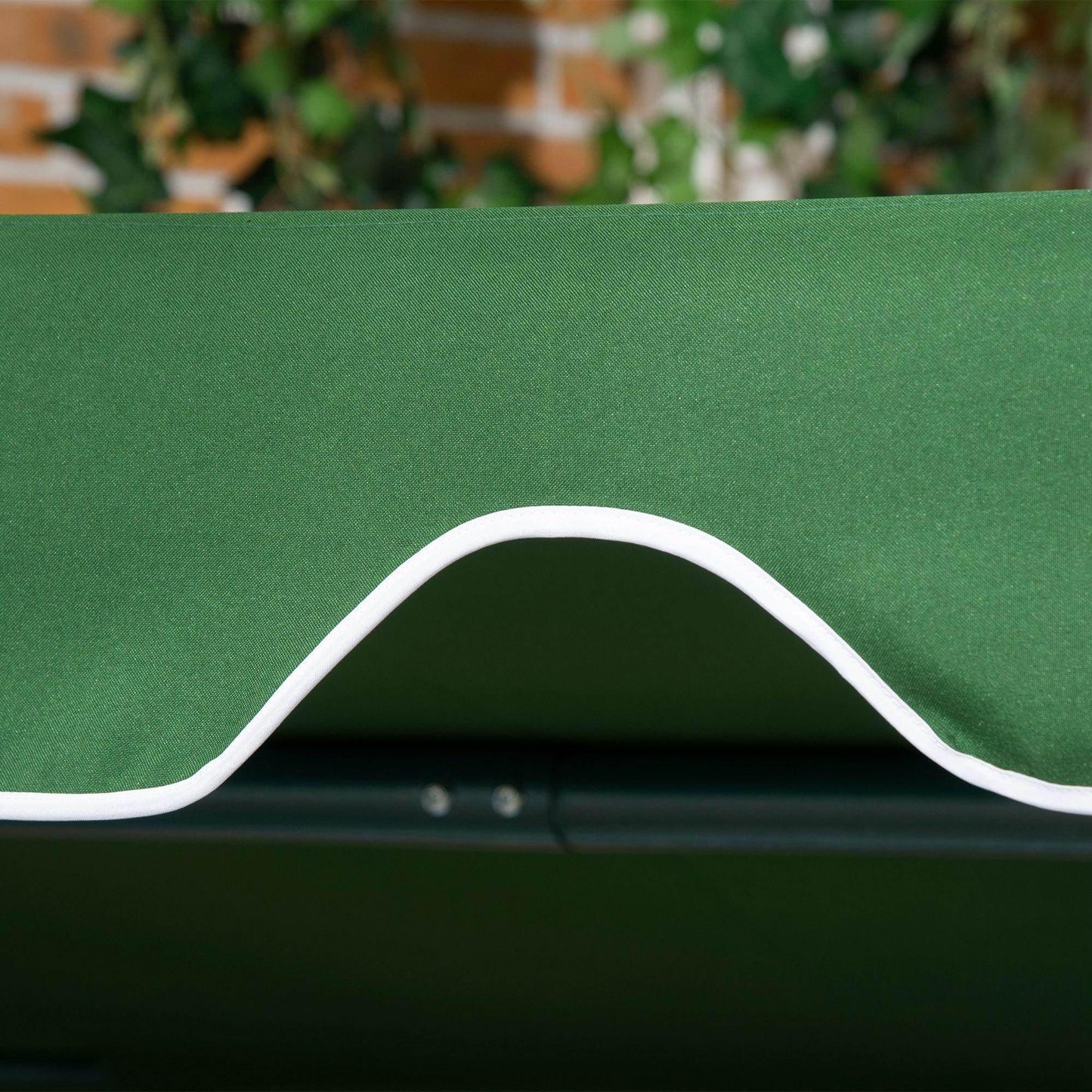 Outsunny Swing Chair: Steel Frame, Adjustable Canopy - ALL4U RETAILER LTD