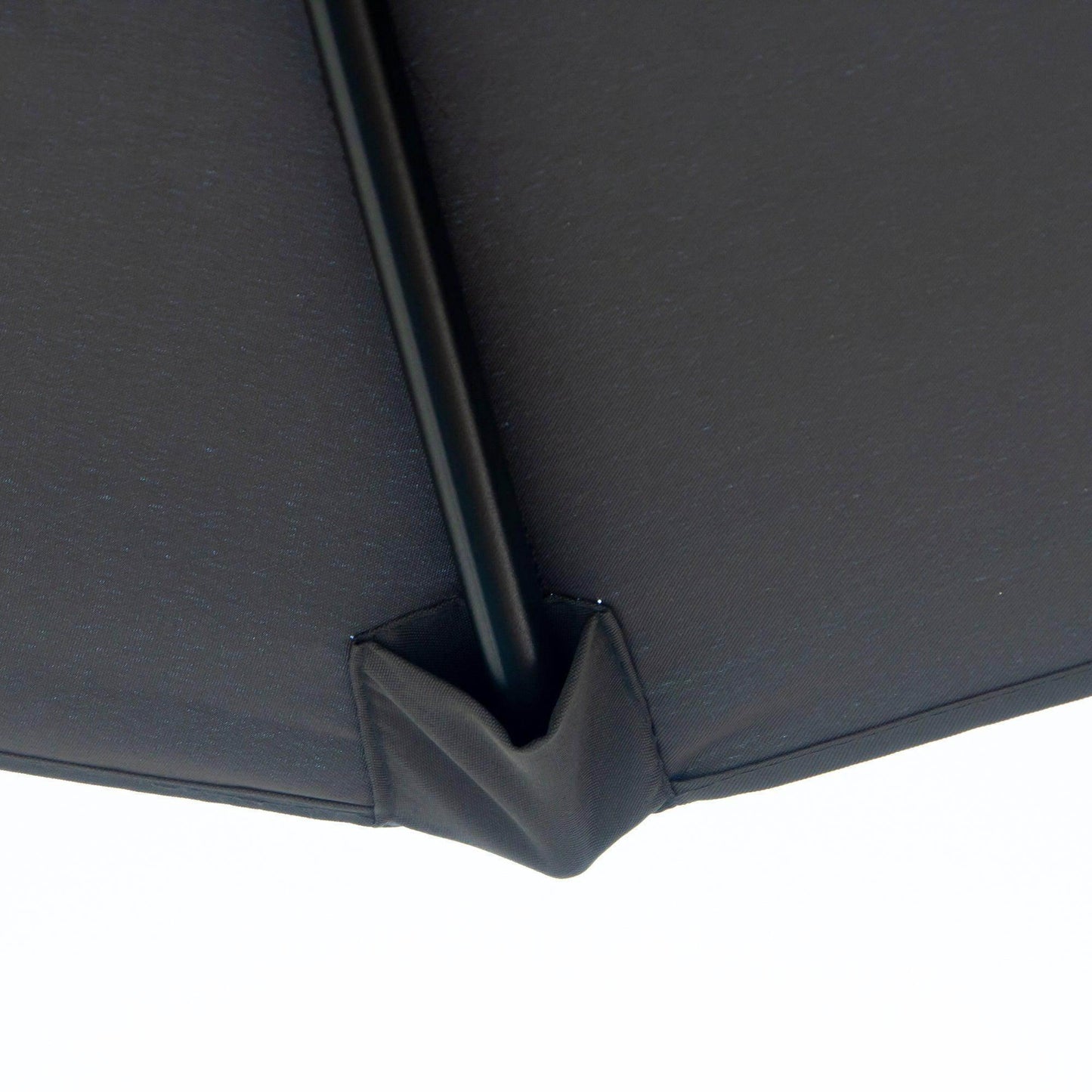 Outsunny Tilting Parasol - Dark Grey, 8 Ribs - ALL4U RETAILER LTD