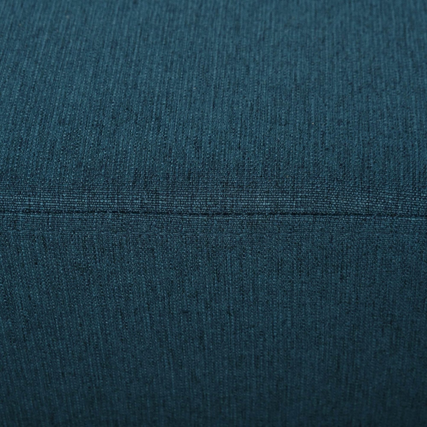 HOMCOM Blue Cube Ottoman Footstool with Comfortable Foam Padding and Supportive Plastic Legs - ALL4U RETAILER LTD