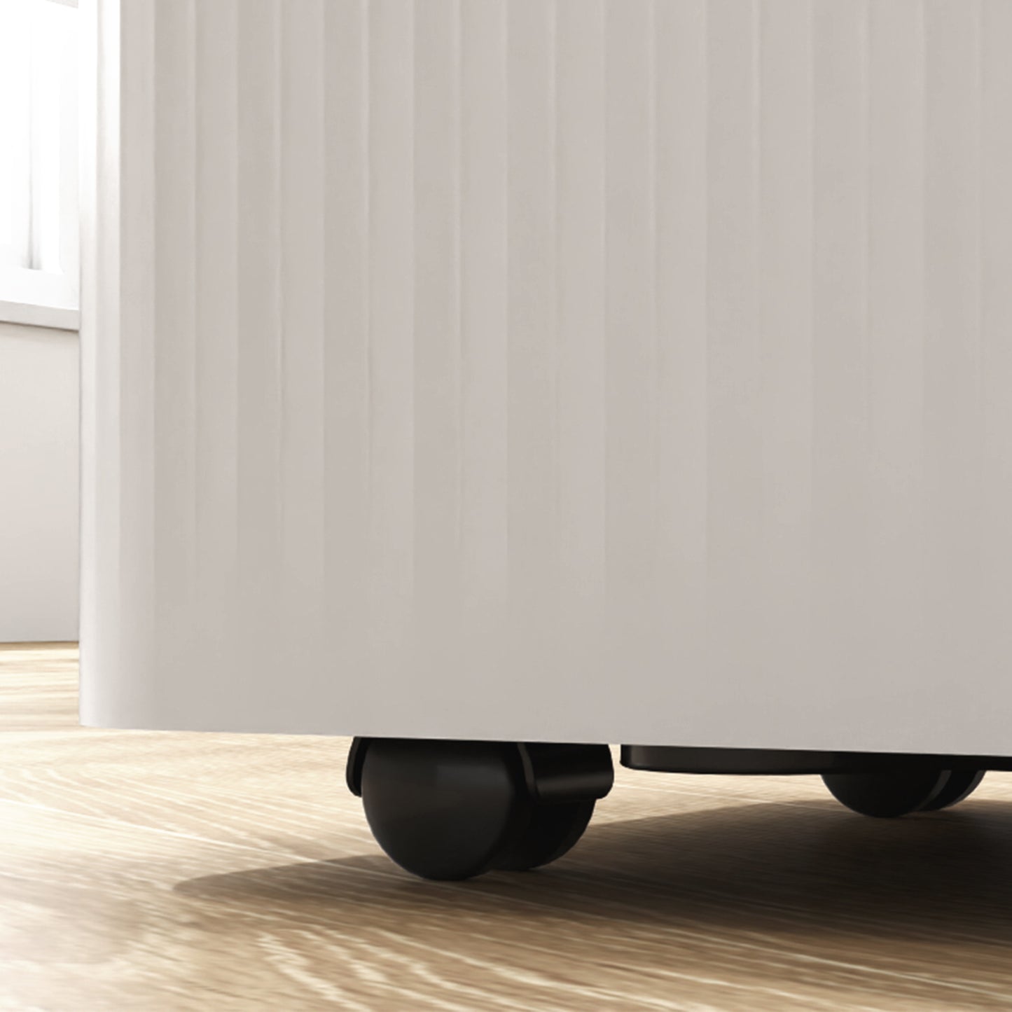 HOMCOM 12 L Per Day Dehumidifier With Filter White 2 L Tank For 10 to 25 Square Meters