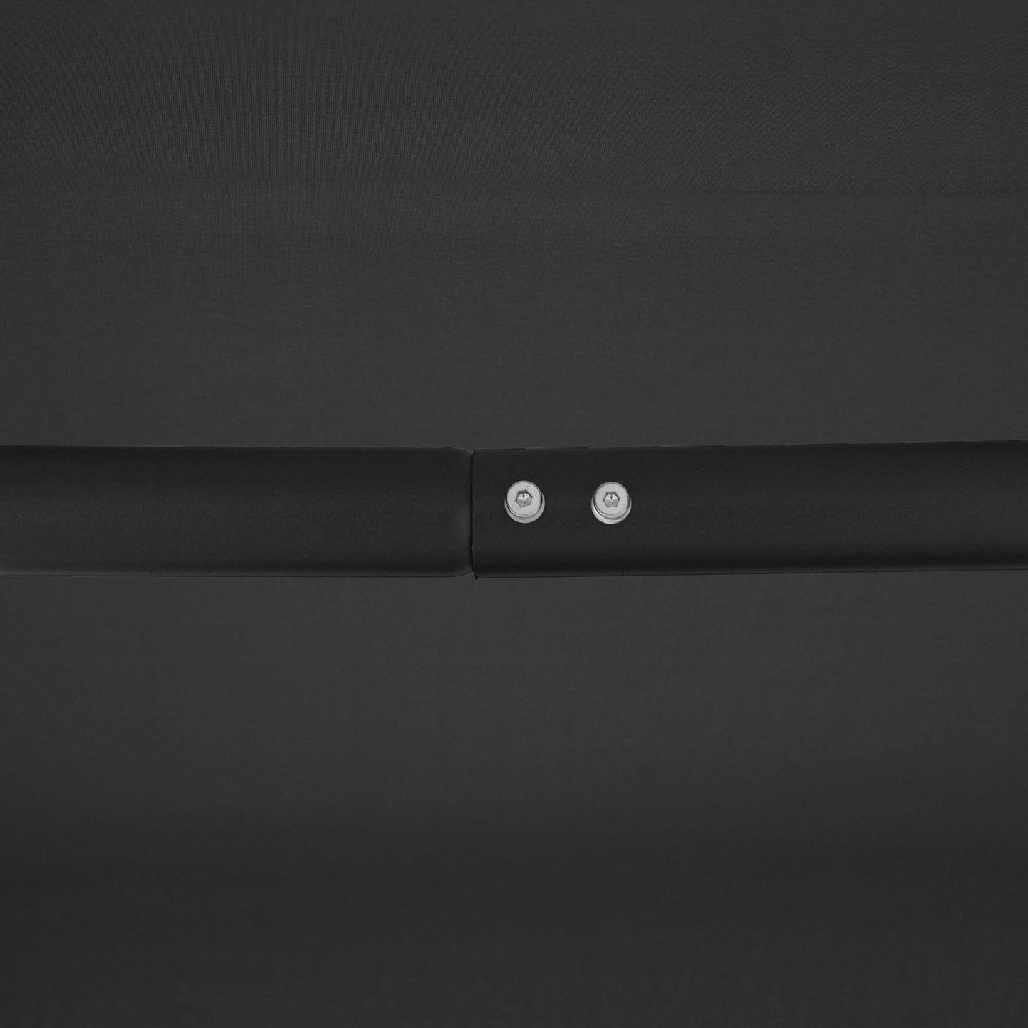 Outsunny Three-Seater Garden Swing Chair, with Canopy - Black - ALL4U RETAILER LTD