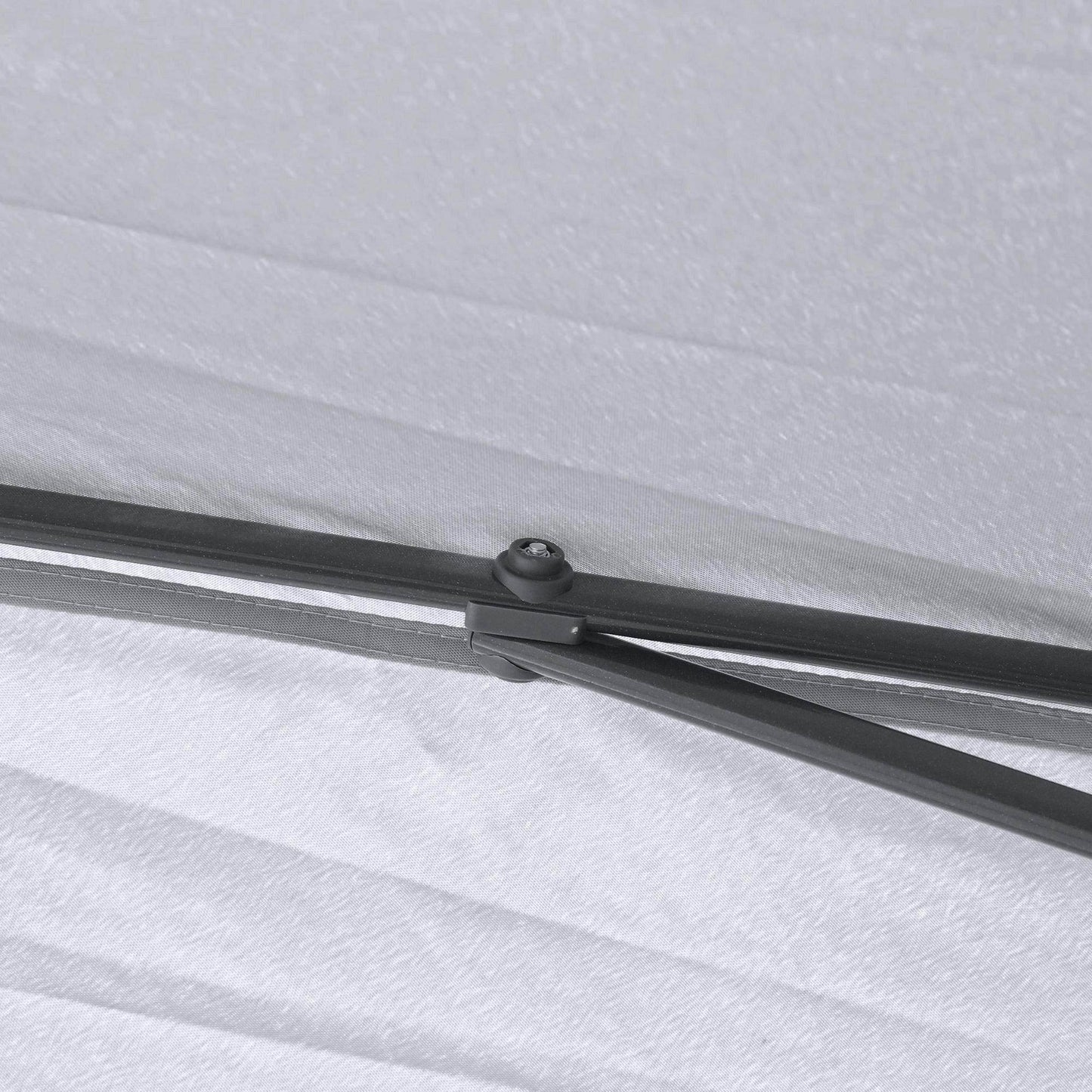 Outsunny Pop Up Gazebo Height Adjustable Canopy Tent w/ Carrying Bag, Grey - ALL4U RETAILER LTD