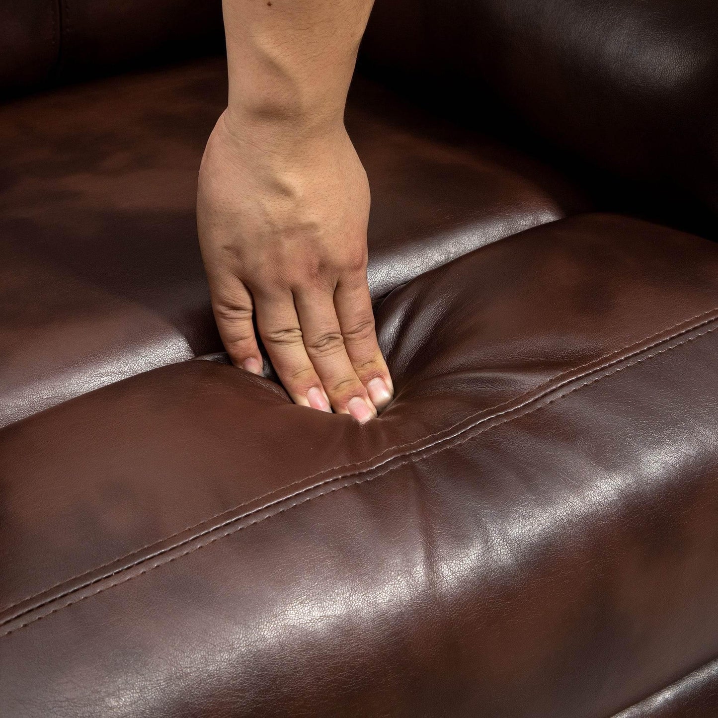 HOMCOM Electric Lift Recliner Chair for Seniors with Remote Control, Side Pockets, and Pocket Spring - Dark Brown - ALL4U RETAILER LTD