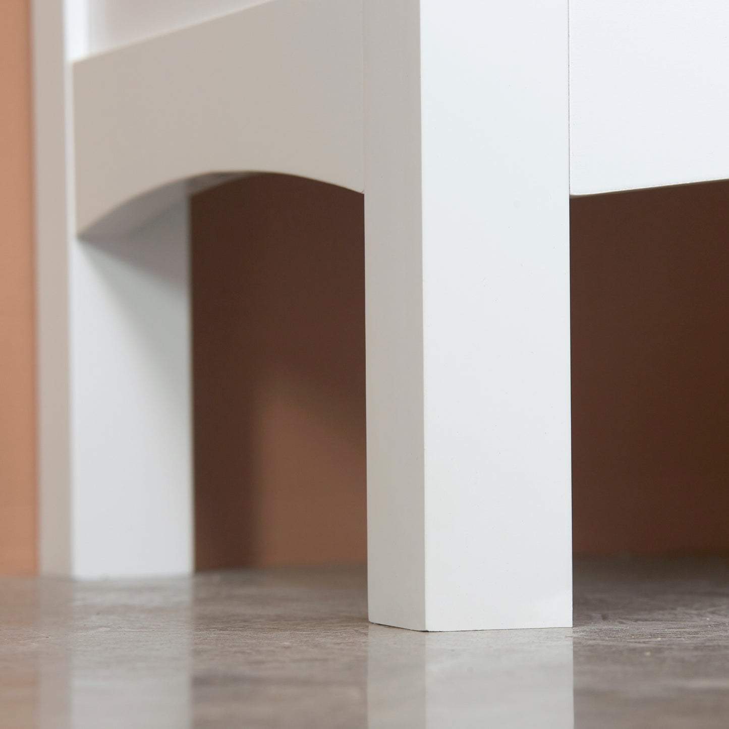 Kleankin Tall Bathroom Storage Unit Slim Cabinet With Adjustable Shelves And Double Doors White