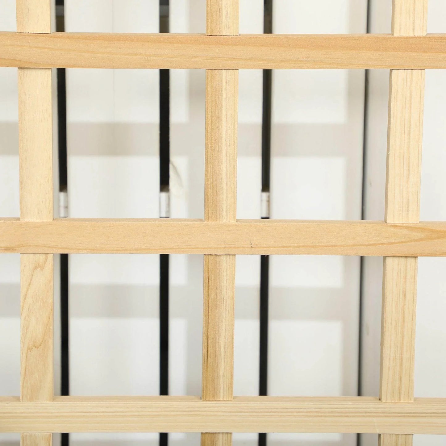 Outsunny Wooden Garden Planters with Trellis for Vine Climbing Plants, Natural - ALL4U RETAILER LTD